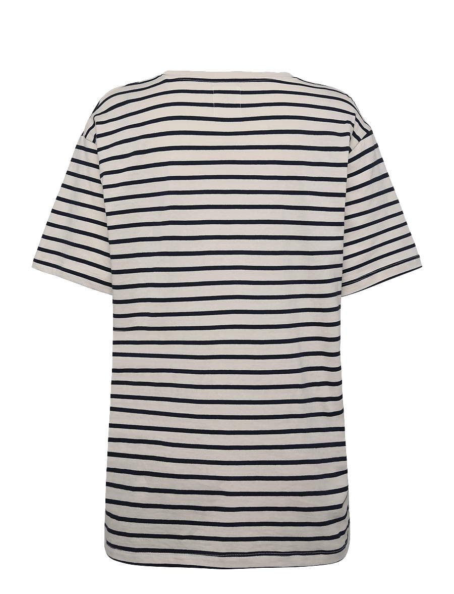 WOOD WOOD - WWAce Stripe - kortärmade t-shirts - outer space - 2
