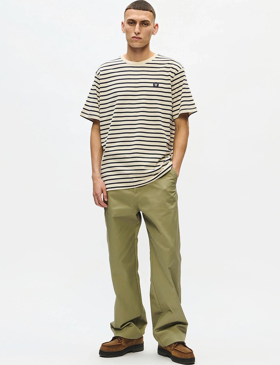 WOOD WOOD - WWAce Stripe - kortärmade t-shirts - outer space - 3