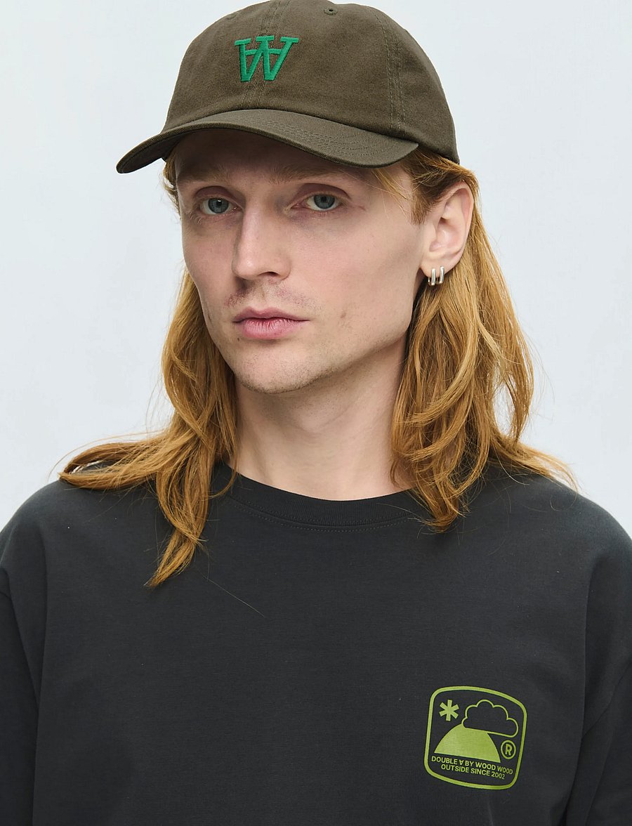 WOOD WOOD - WWEli - caps - army green - 0