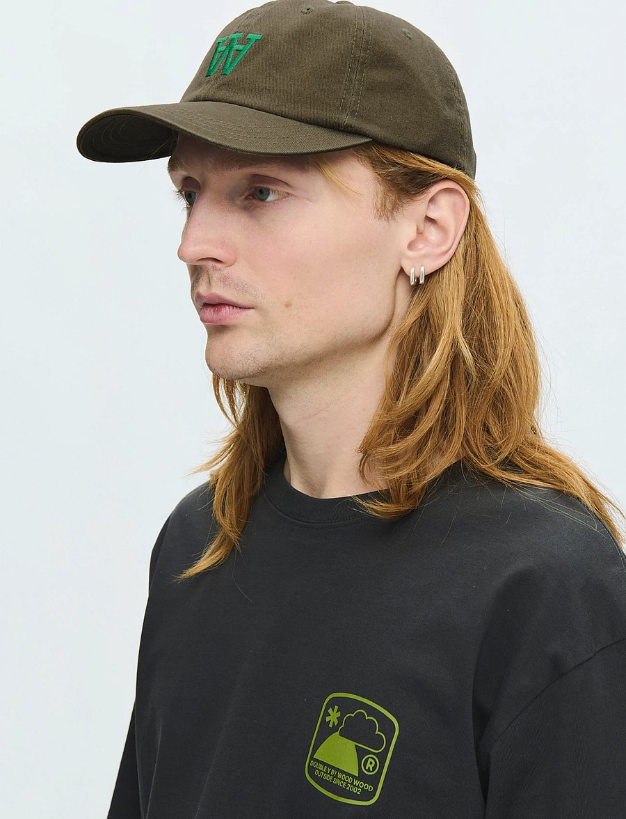 WOOD WOOD - WWEli - caps - army green - 3