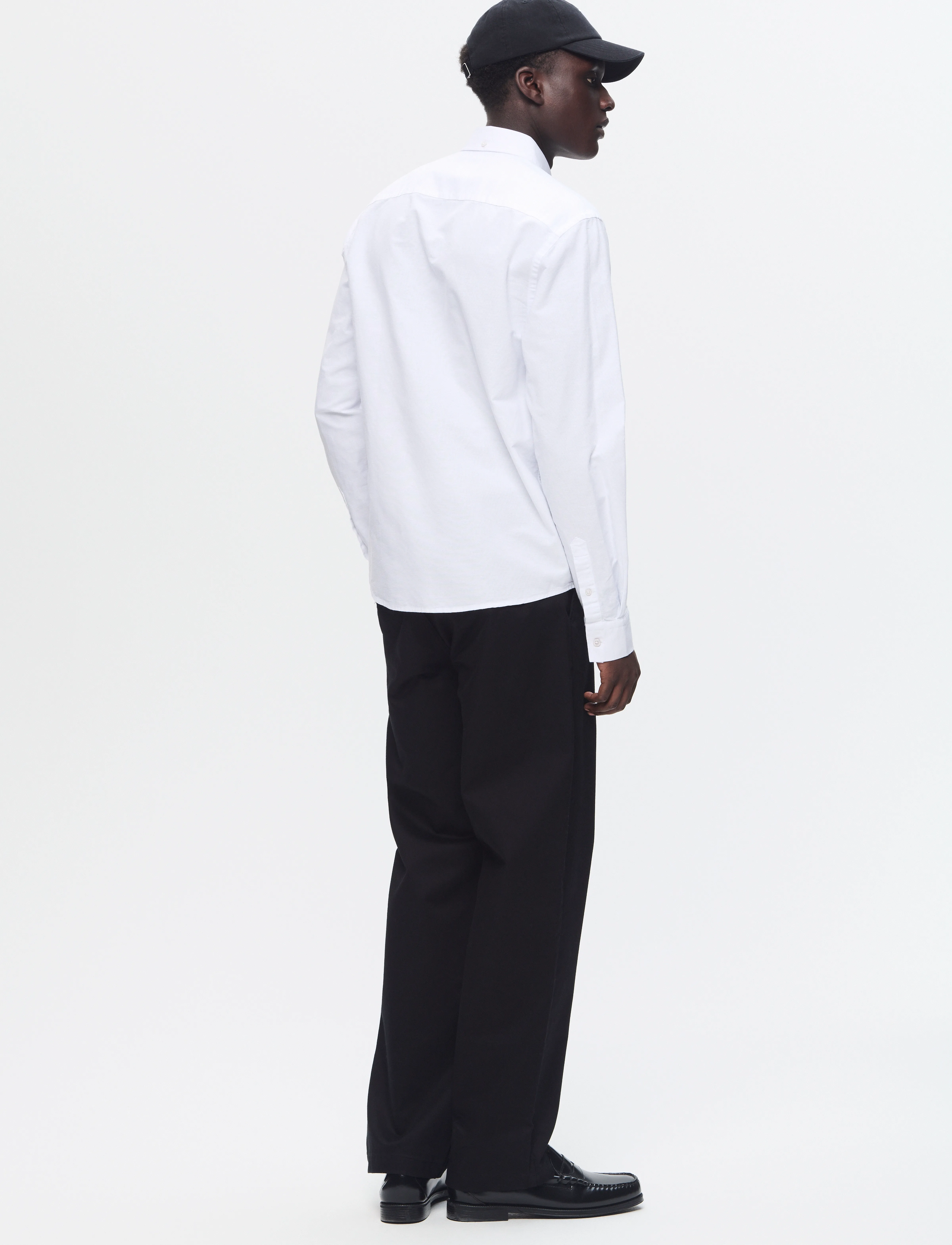 WOOD WOOD - WWAdam - randiga skjortor - bright white - 2