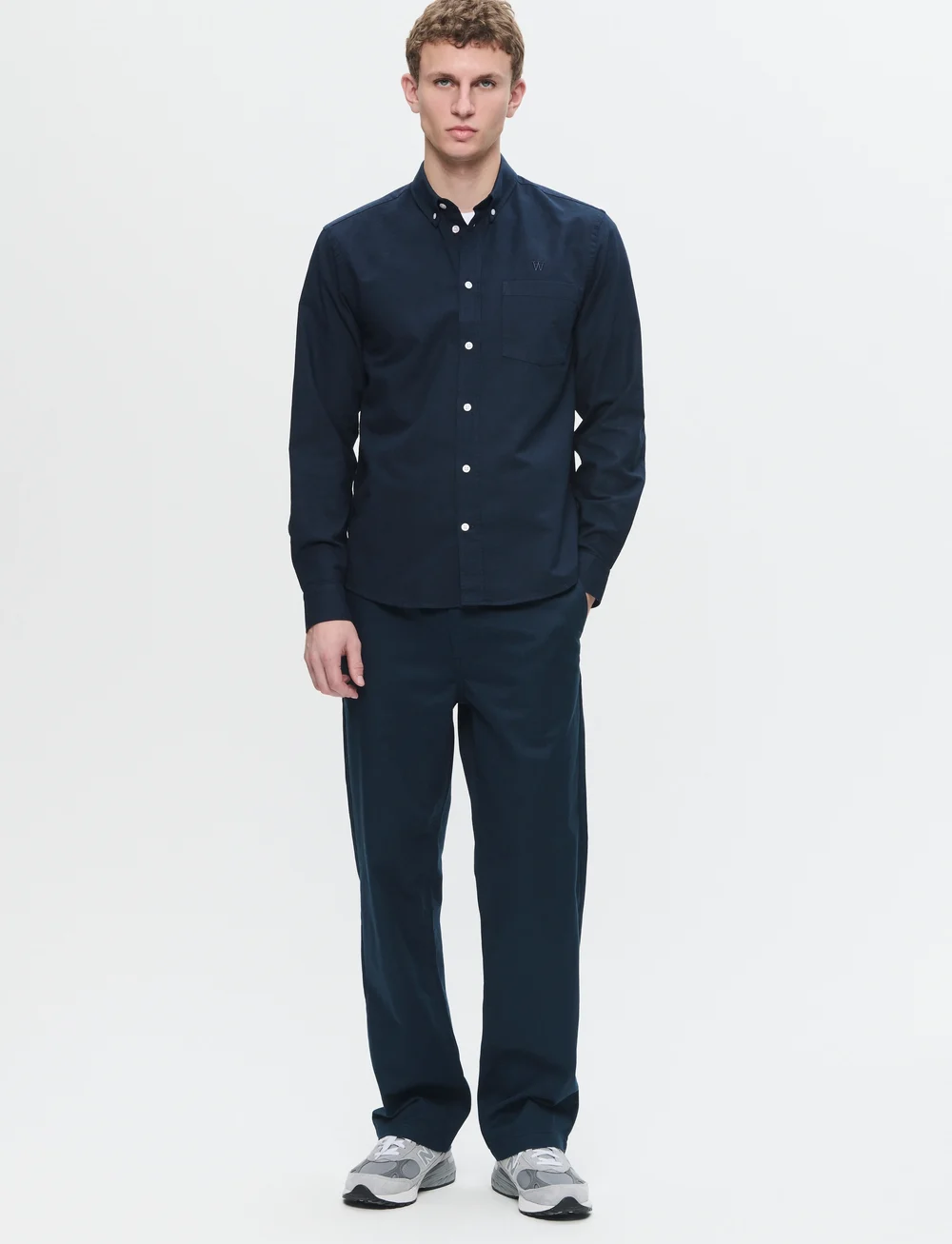 WOOD WOOD - WWAdam - stribede skjorter - outer space - 3