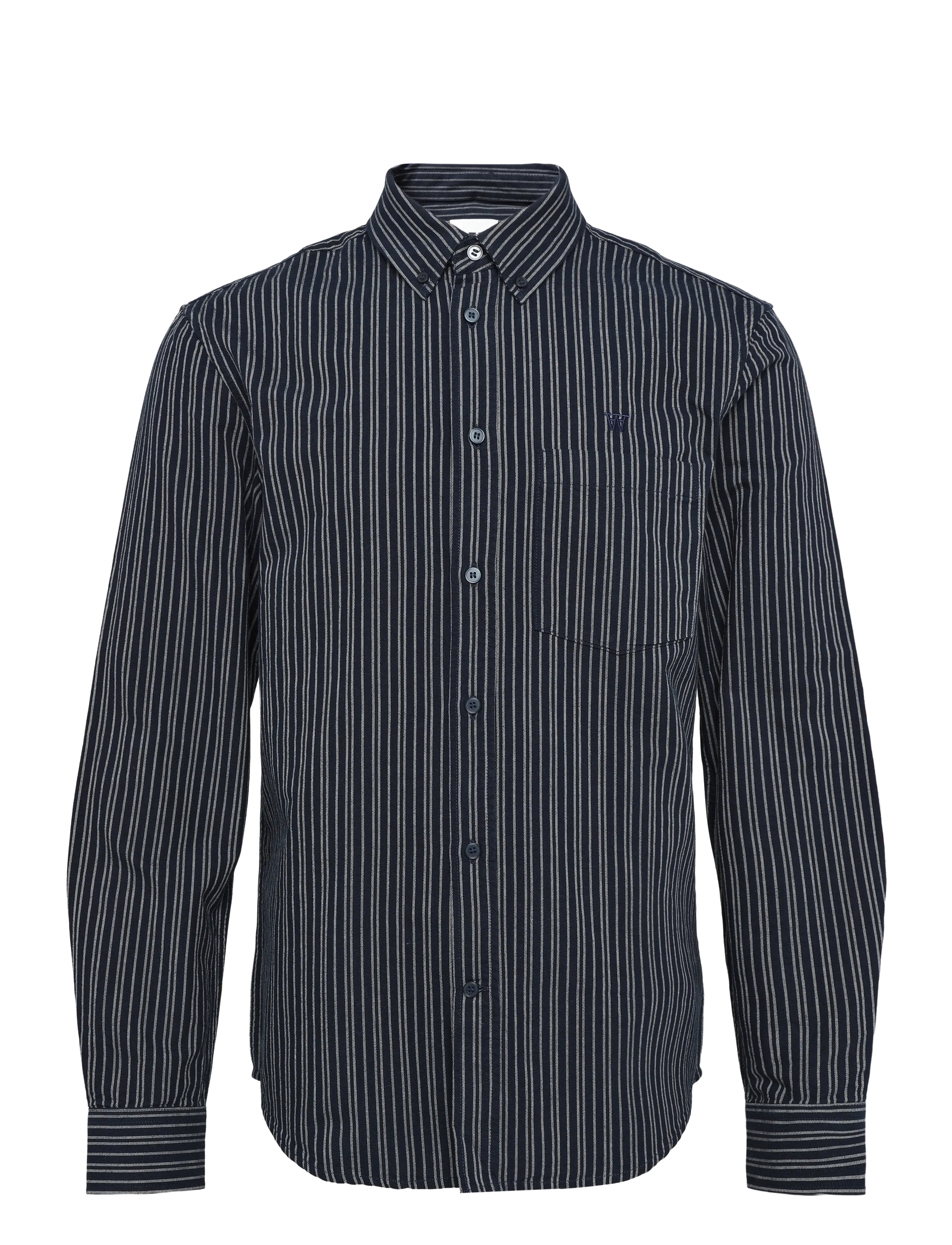 WOOD WOOD - WWAdam - striped shirts - salute stripe - 1
