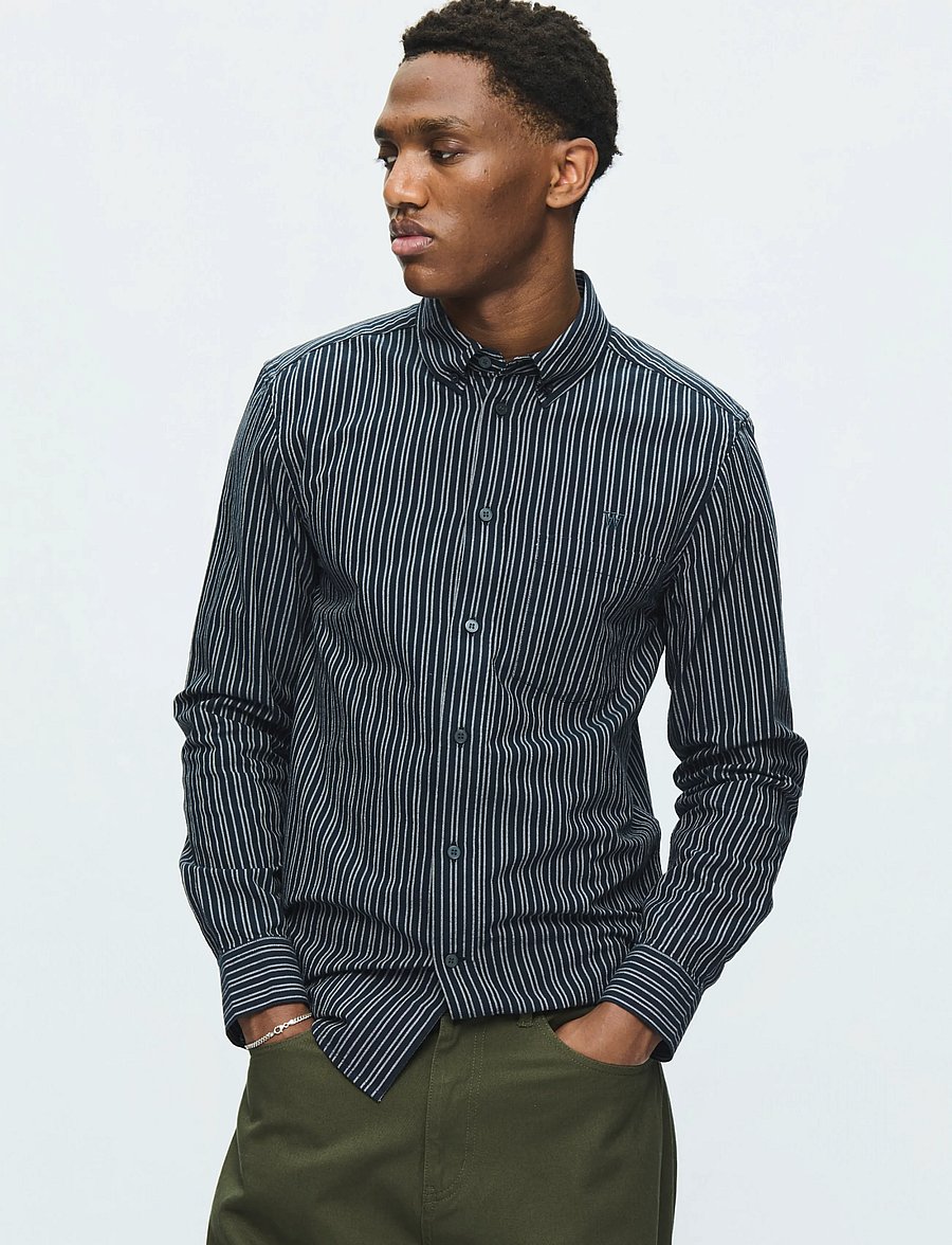 WOOD WOOD - WWAdam - gestreifte hemden - salute stripe - 3