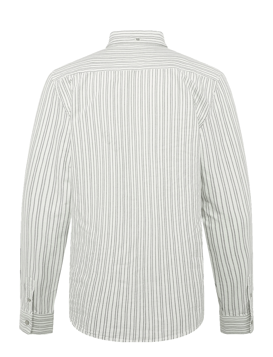 WOOD WOOD - WWAdam - randiga skjortor - silver birch stripe - 2