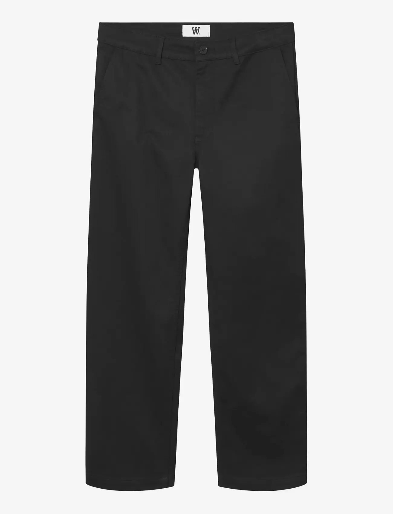 WOOD WOOD - WWSilas - casual trousers - black beauty - 1