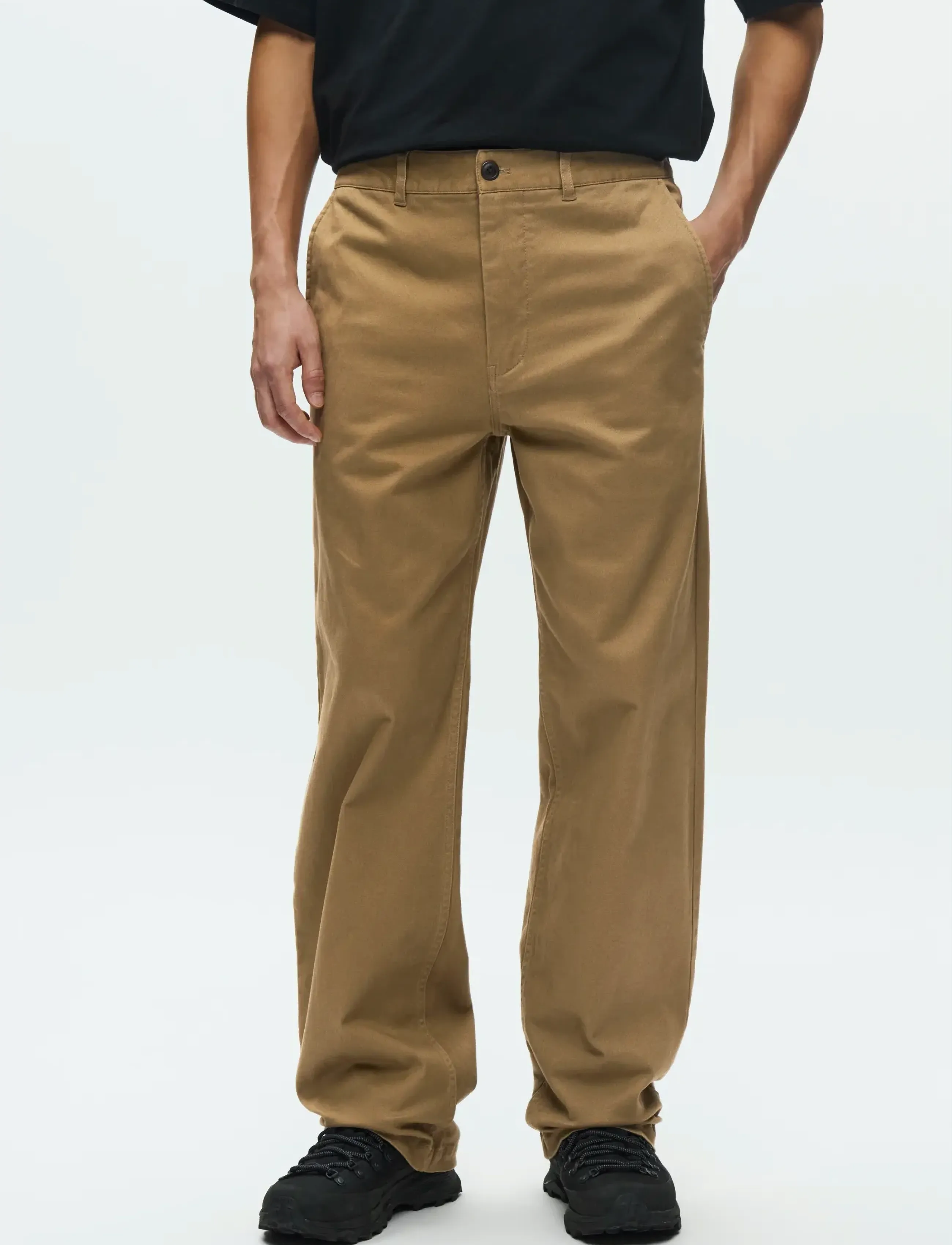 WOOD Wwsilas, 32 x 32, Trousers, Beige - Casual, Männerswear