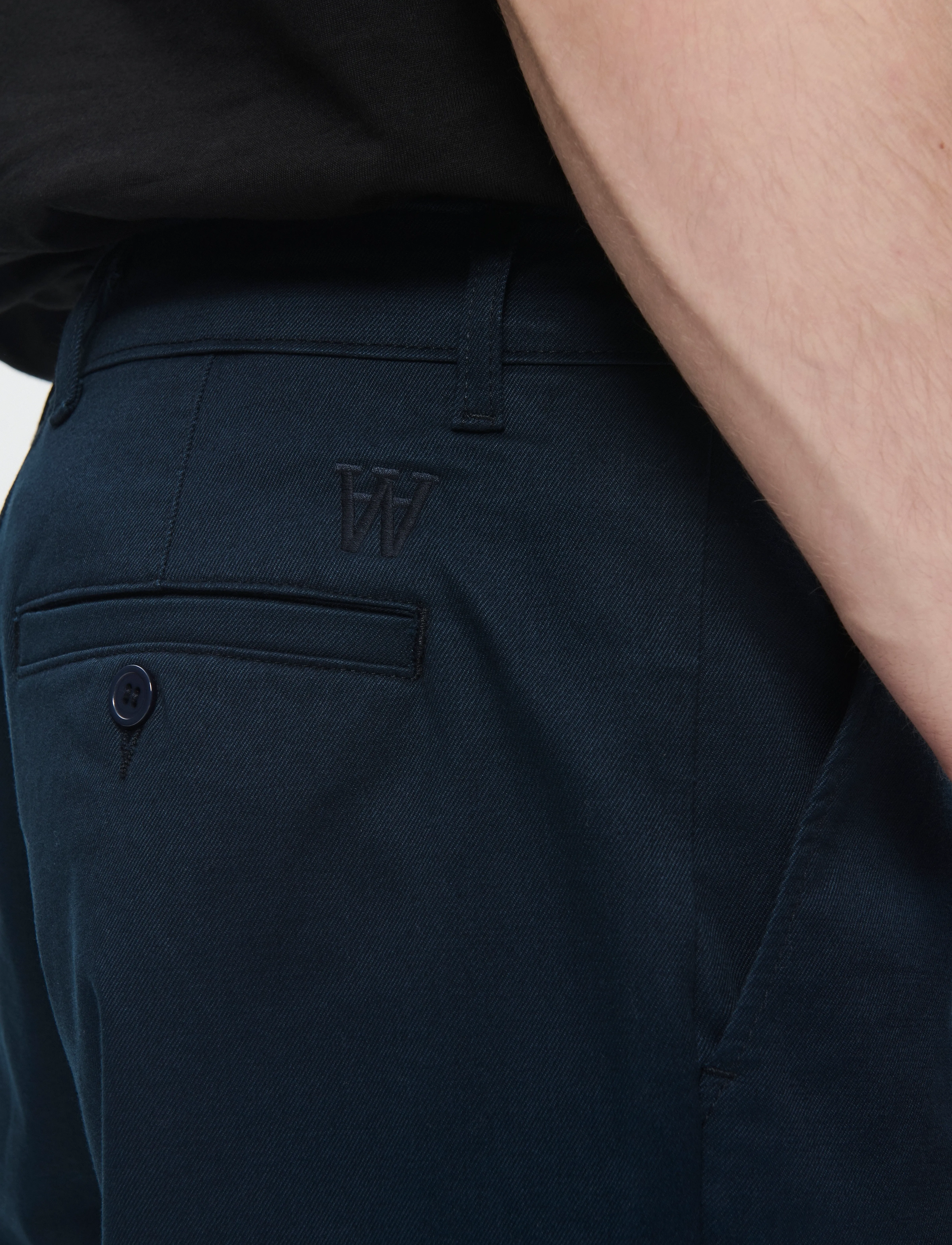 WOOD WOOD - WWSilas - casual trousers - outer space - 2