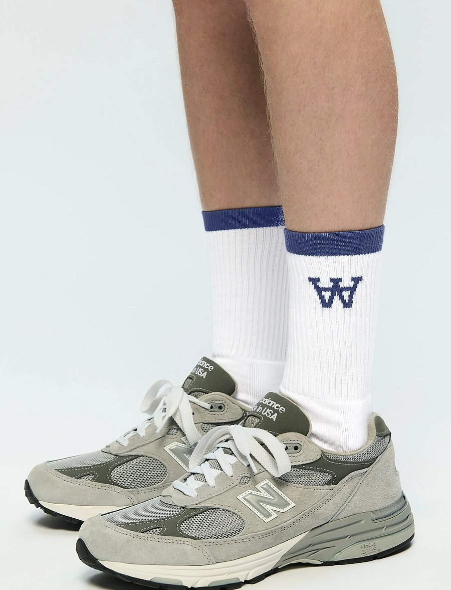 WOOD WOOD - WWCon tennis socks - vanliga strumpor - limoges - 1