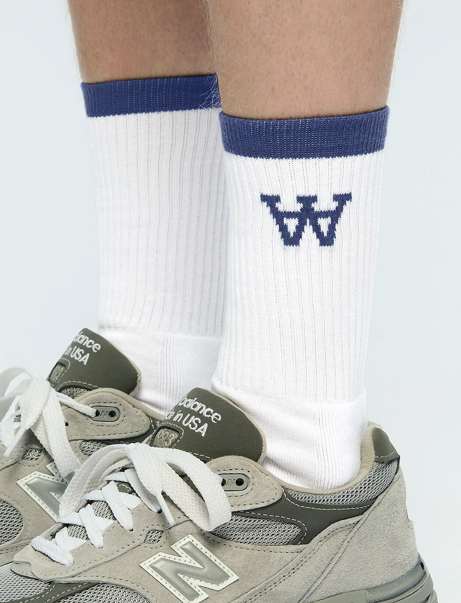 WOOD WOOD - WWCon tennis socks - vanliga strumpor - limoges - 2