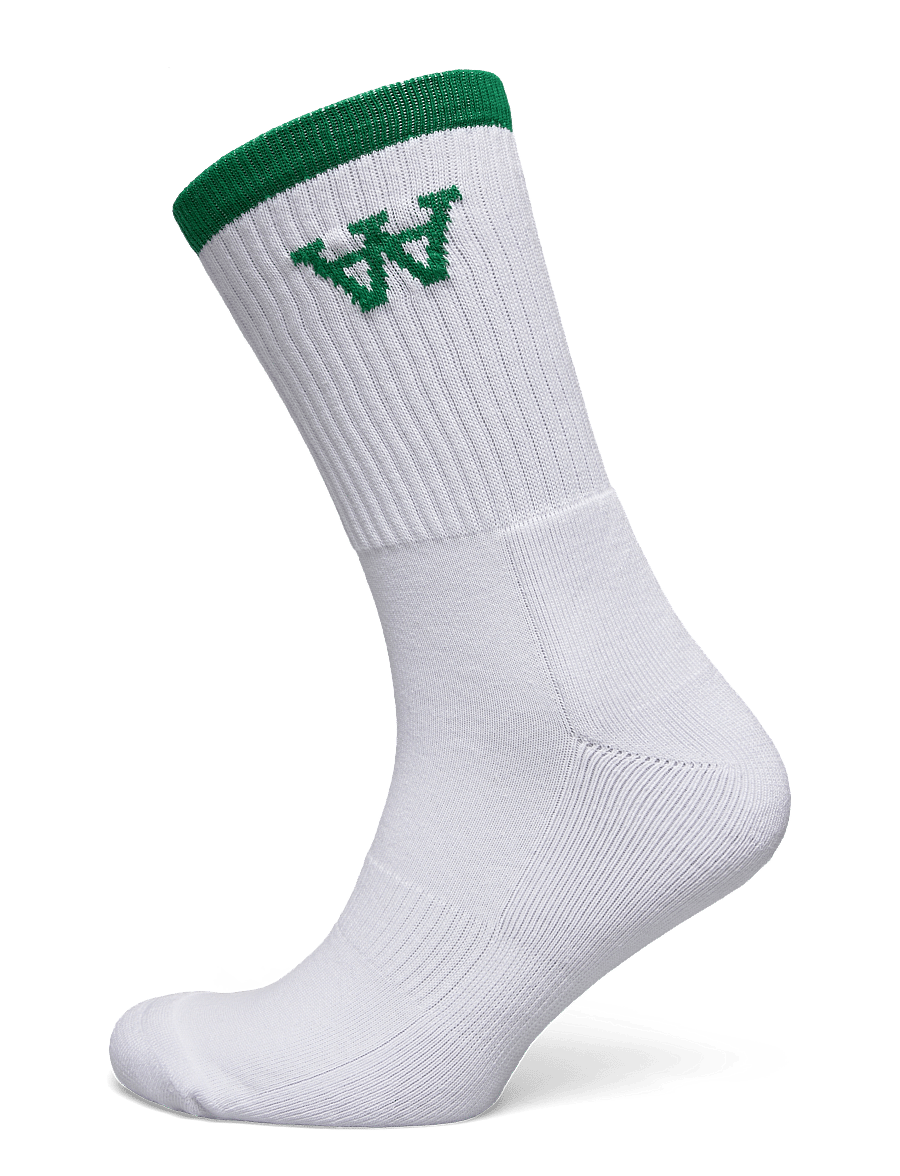WOOD WOOD - WWCon tennis socks - sokker - verdant green - 1