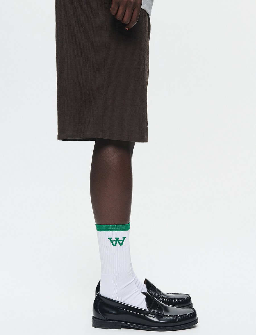 WOOD WOOD - WWCon tennis socks - sokker - verdant green - 3