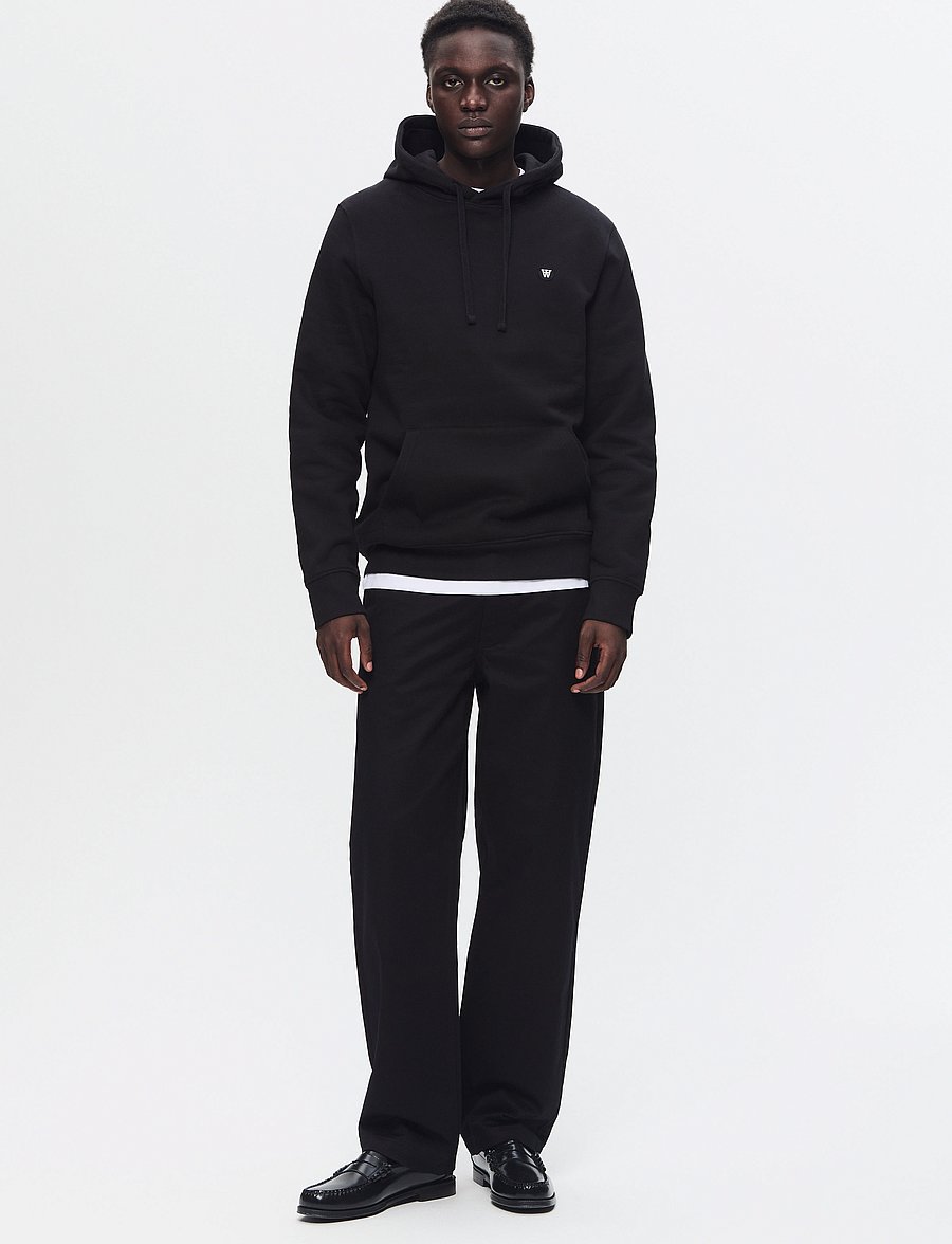 WOOD WOOD - WWAsh - kapuzenpullover - black beauty - 2