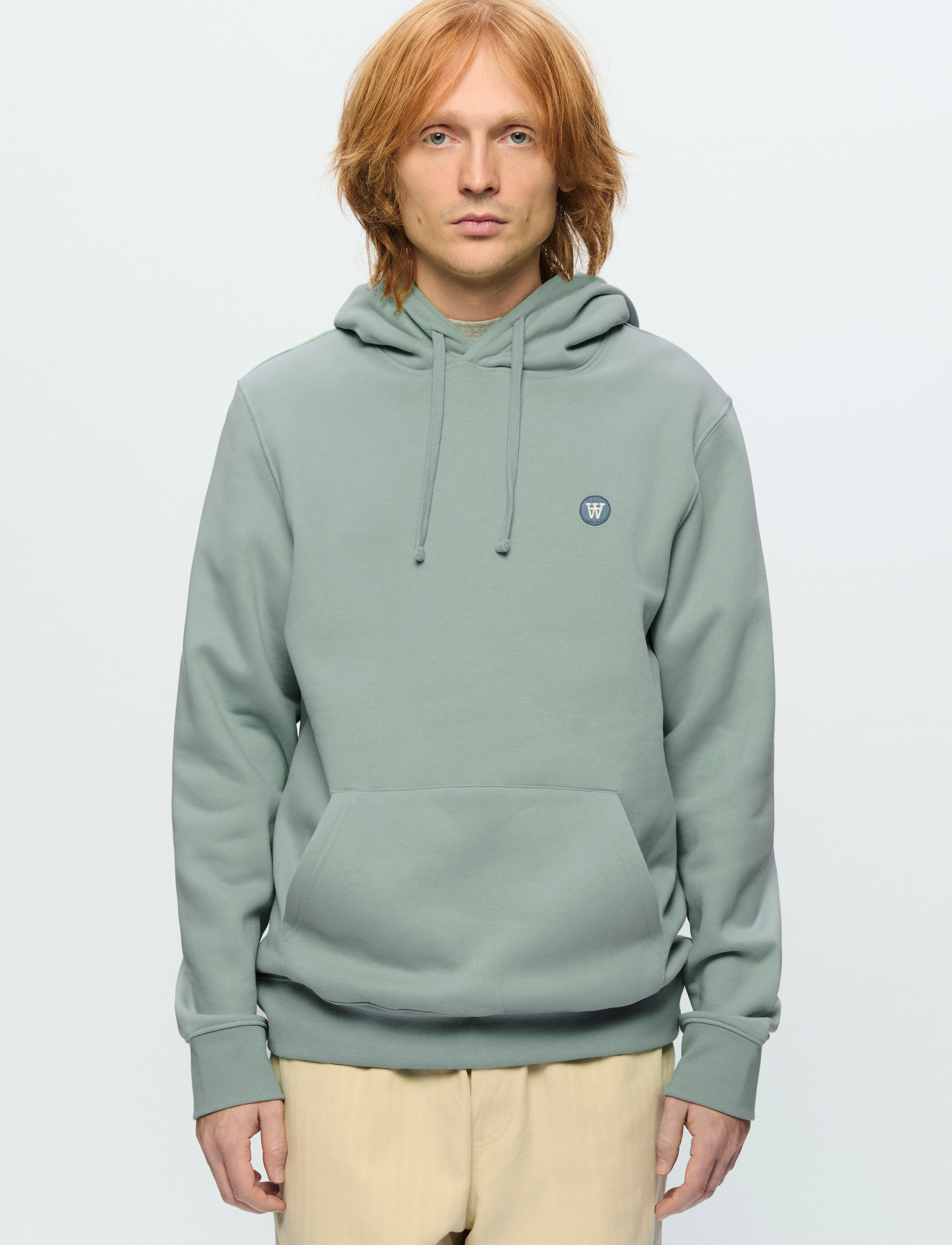 WOOD WOOD WWAsh - Kapuzenpullover - BLUE SURF / blue