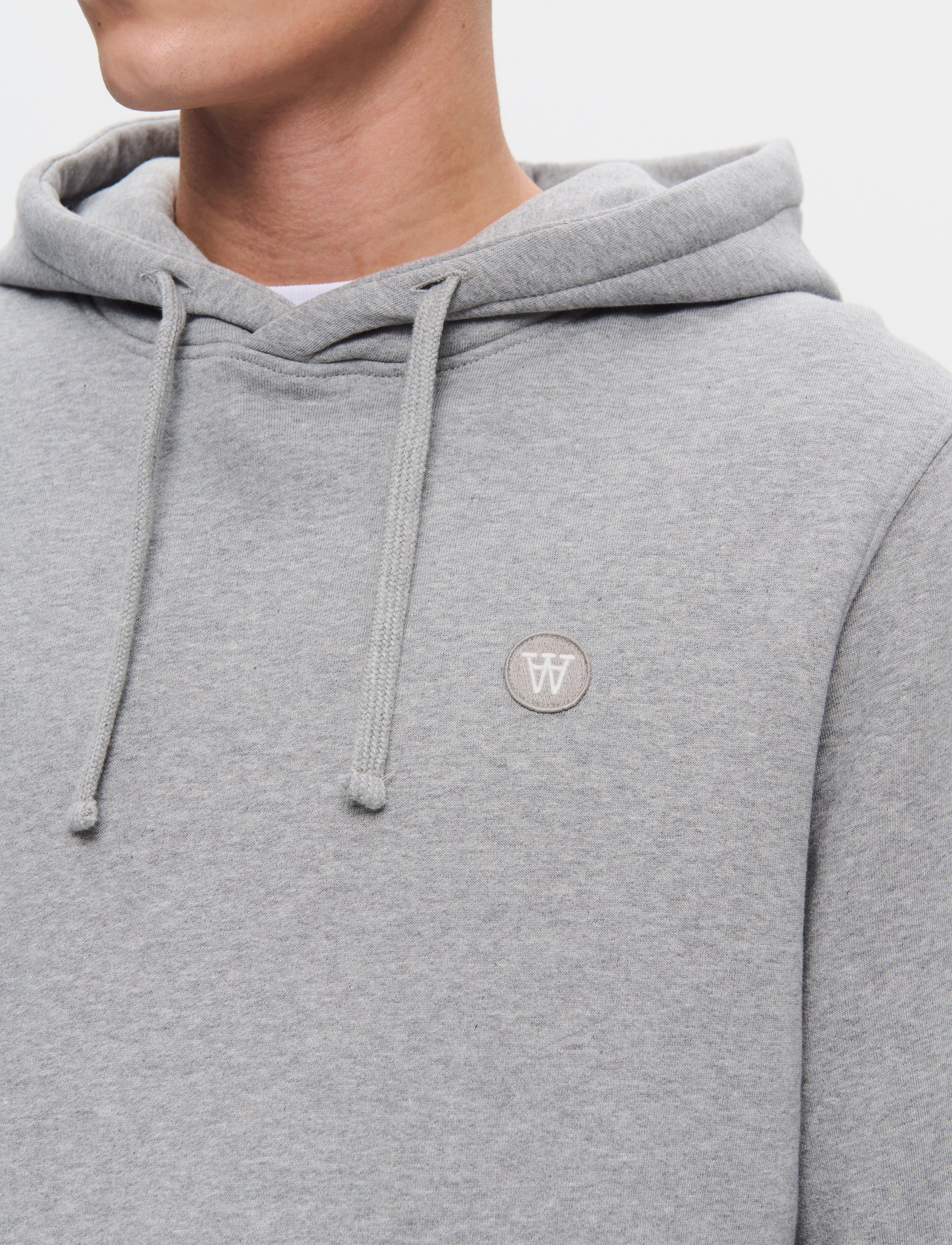 WOOD WOOD - WWAsh - kapuzenpullover - light melange grey - 4