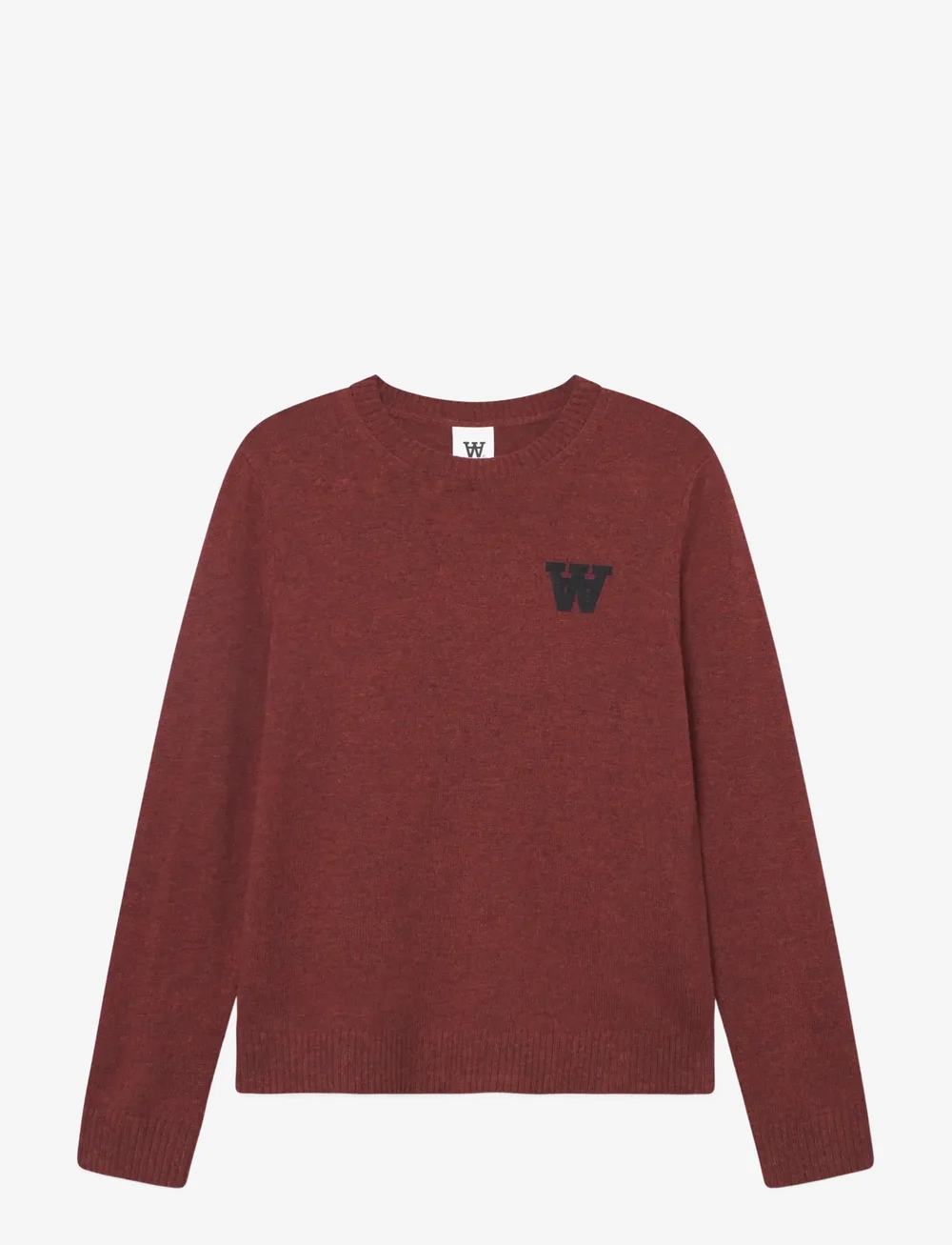 WOOD WOOD - WWTay L - rundhalsad - decadent chocolate melange - 1