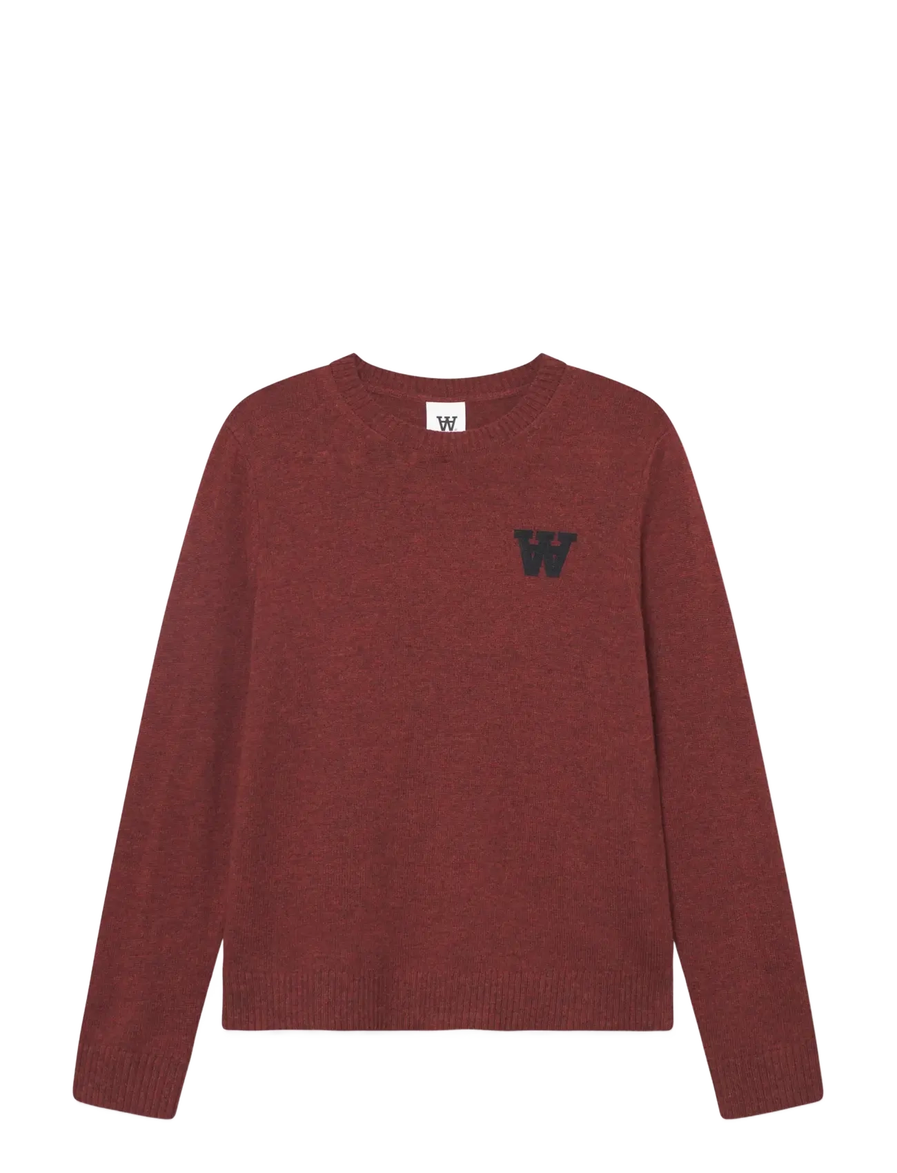 WOOD WOOD WWTay L - Tøj - DECADENT CHOCOLATE MELANGE / red