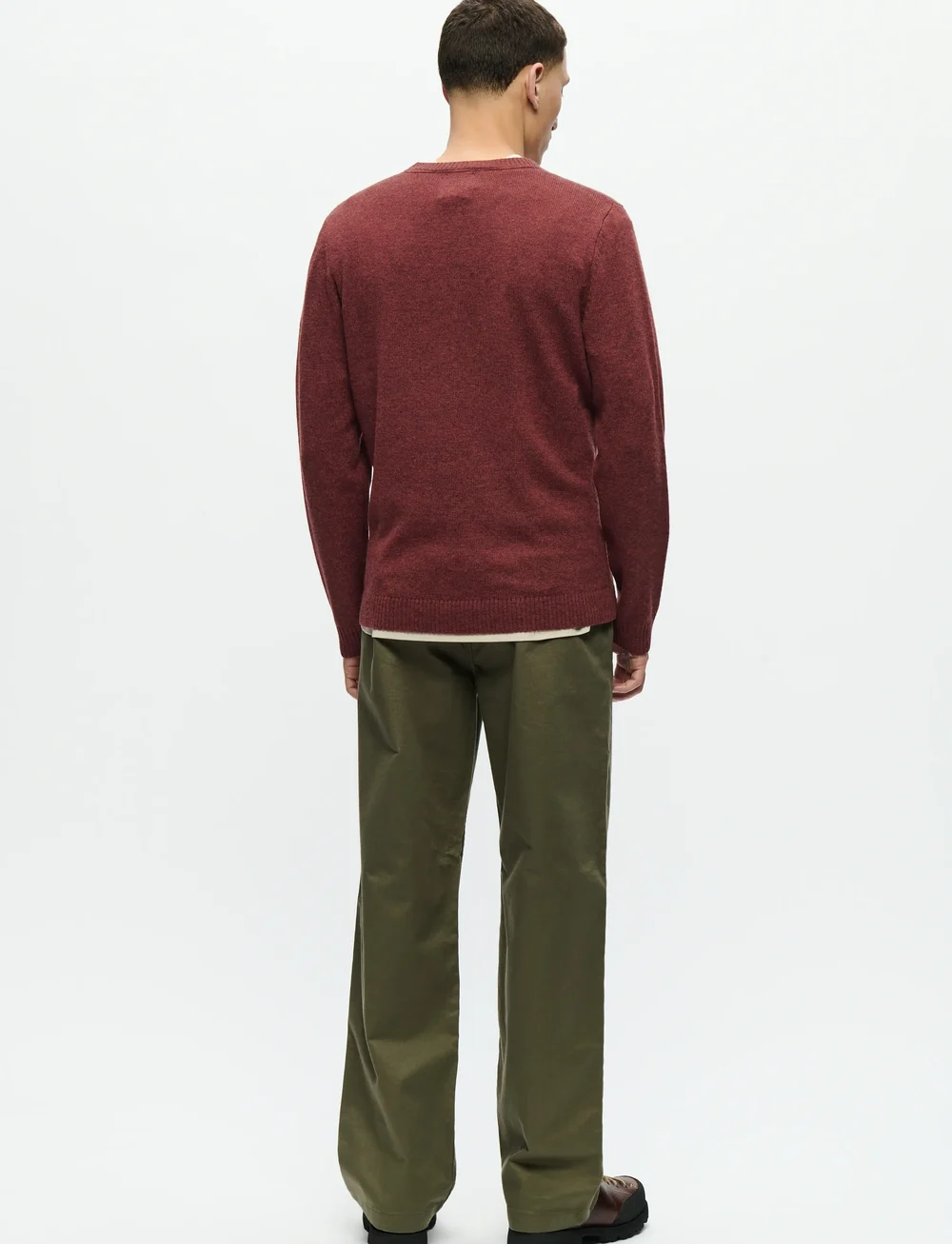 WOOD WOOD - WWTay L - rundhalsad - decadent chocolate melange - 3