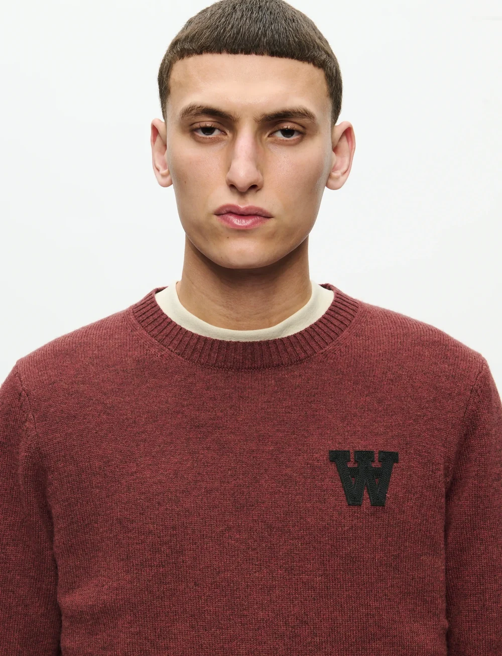 WOOD WOOD - WWTay L - rundhalsad - decadent chocolate melange - 4