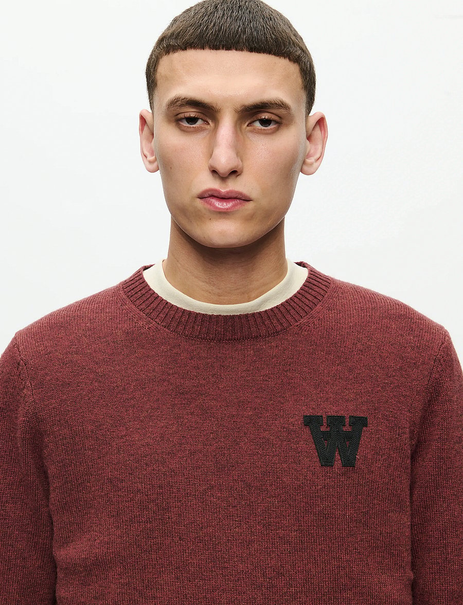 WOOD WOOD - WWTay L - rund hals - decadent chocolate melange - 4