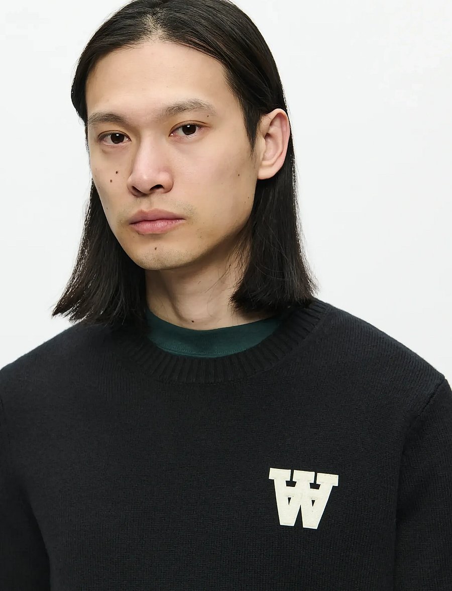 WOOD WOOD - WWTay L - round necks - black - 0