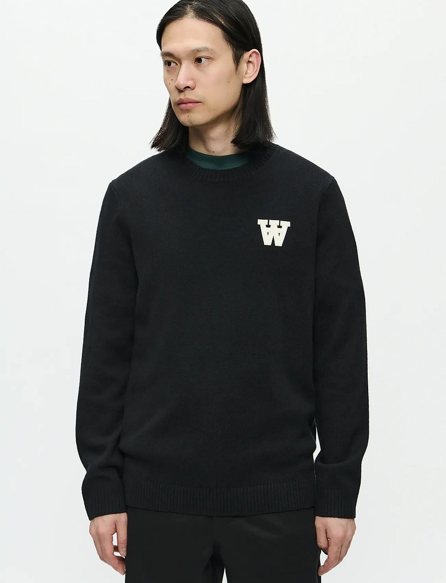WOOD WOOD - WWTay L - round necks - black - 3