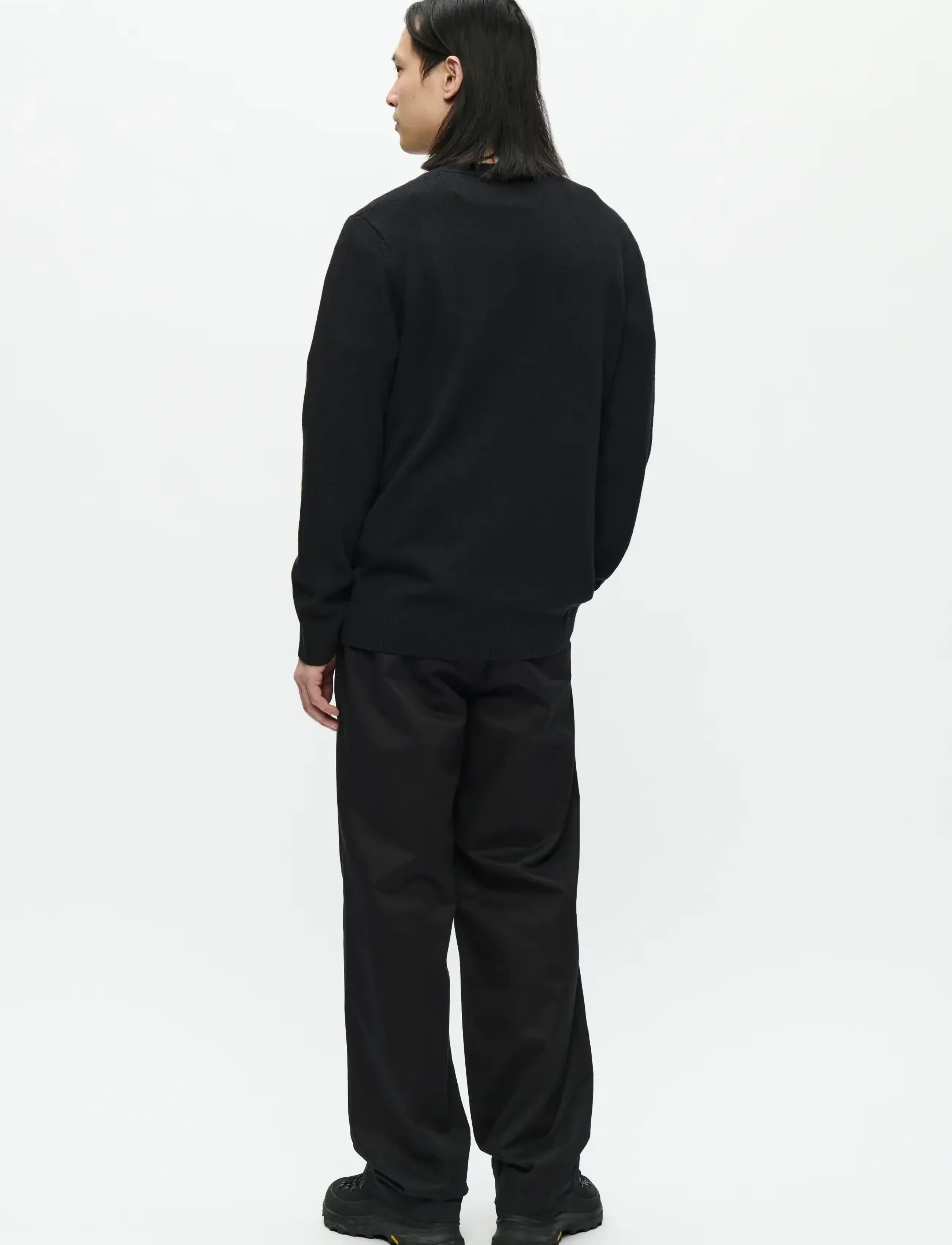 WOOD WOOD - WWTay L - rund hals - black - 4