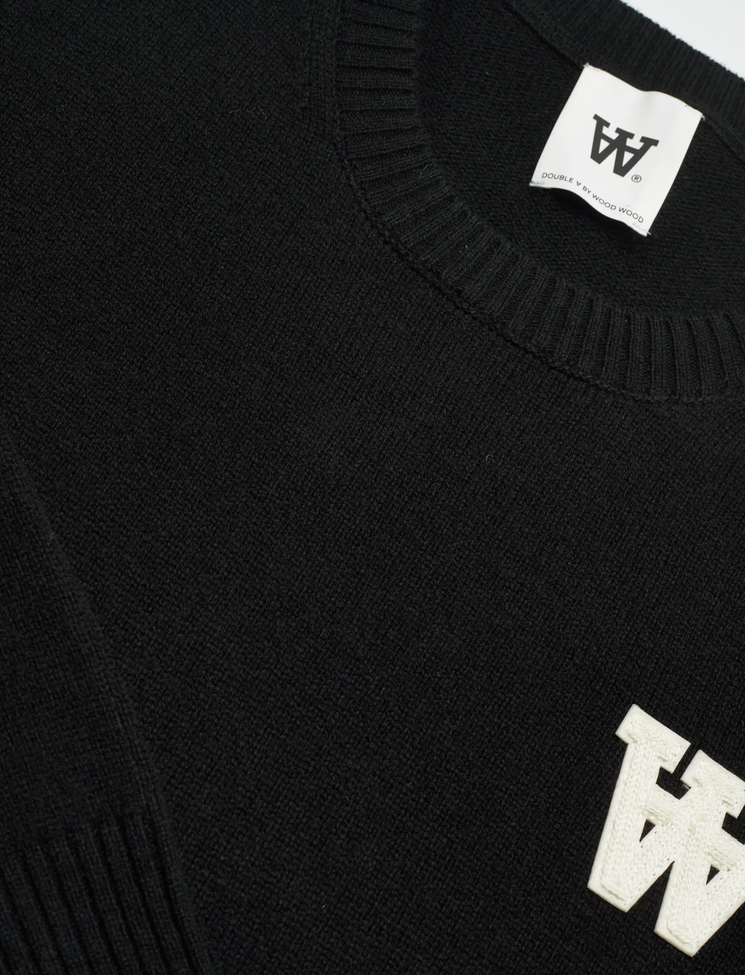 WOOD WOOD - WWTay L - rund hals - black - 5