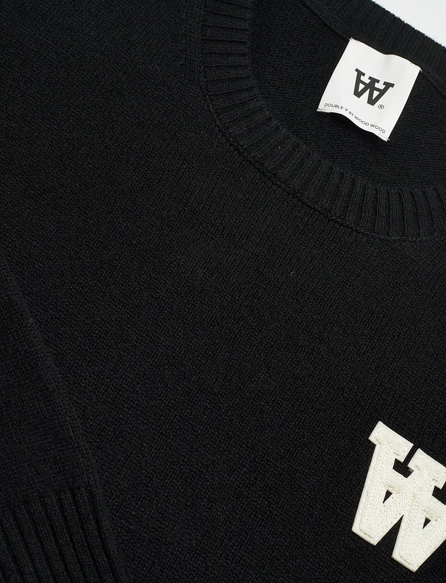 WOOD WOOD - WWTay L - round necks - black - 5