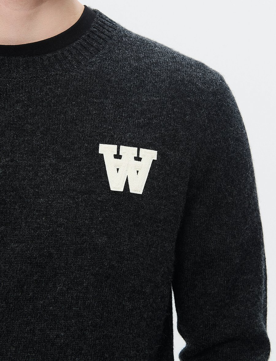 WOOD WOOD - WWTay L - rund hals - black beauty - 0
