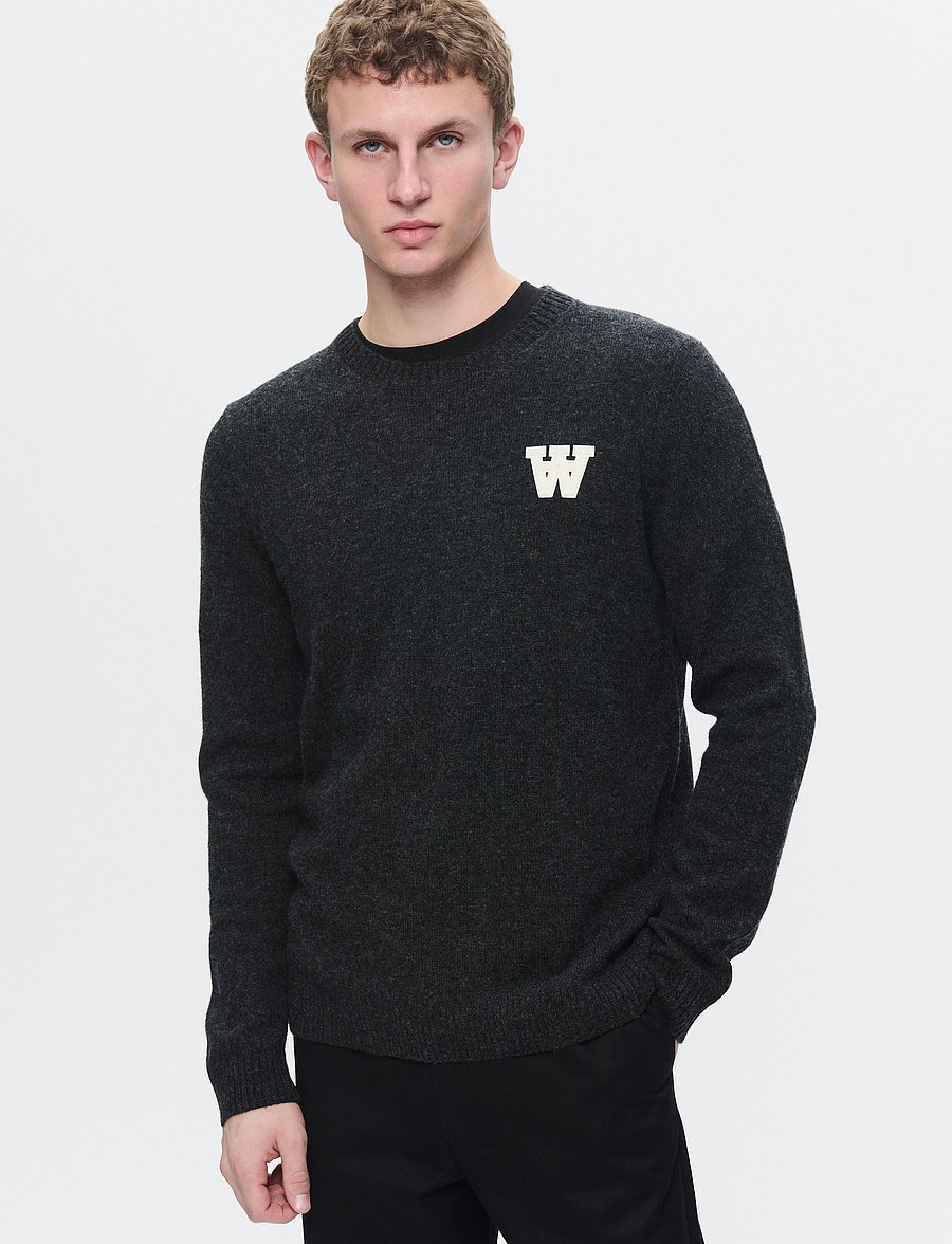 WOOD WOOD - WWTay L - rund hals - black beauty - 5