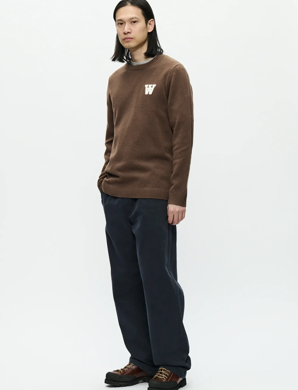 WOOD WOOD - WWTay L - rundhalsad - desert palm - 2