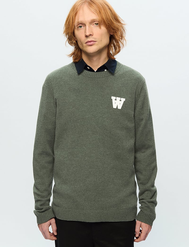 WOOD WOOD - WWTay L - rund hals - grape leaf - 1