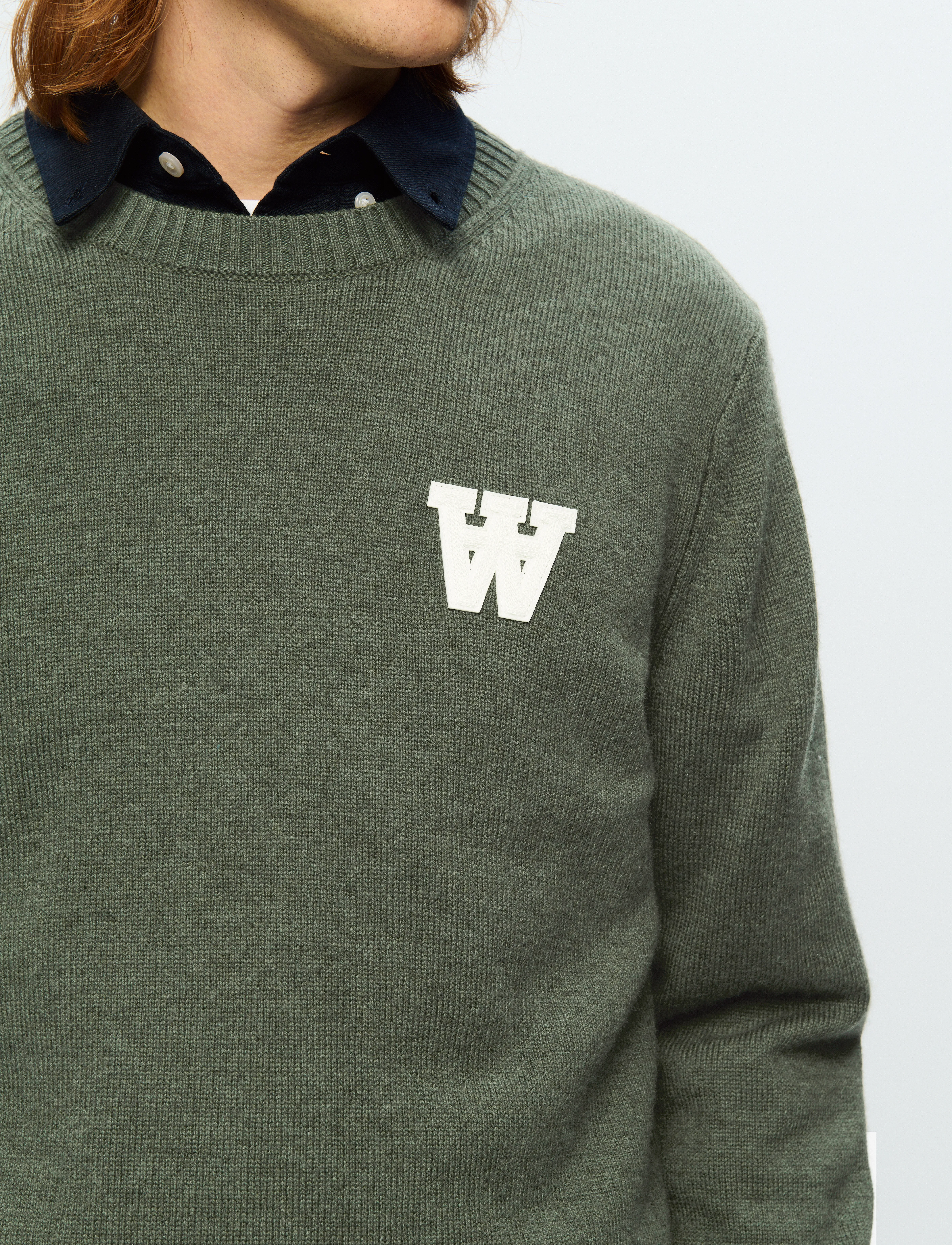 WOOD WOOD - WWTay L - round necks - grape leaf - 3