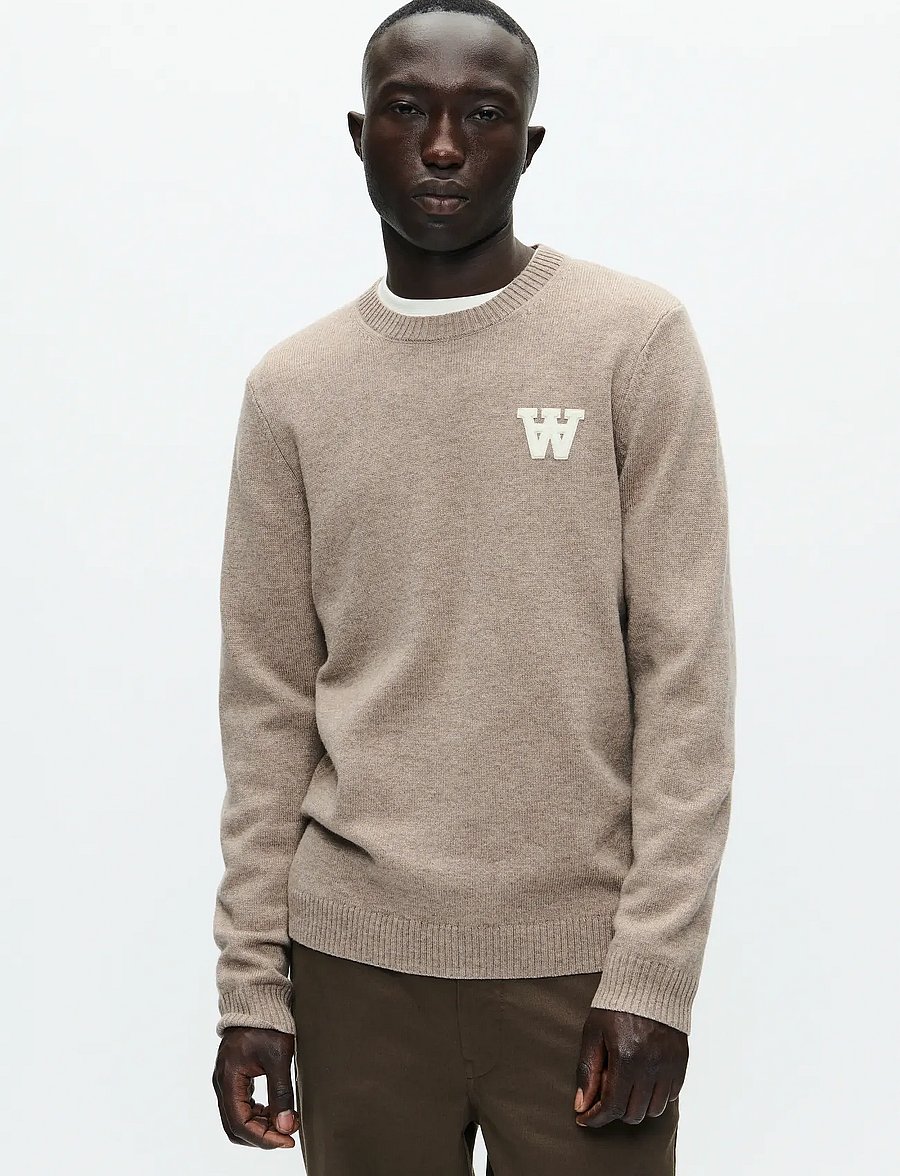 WOOD WOOD - WWTay L - round necks - greige - 0