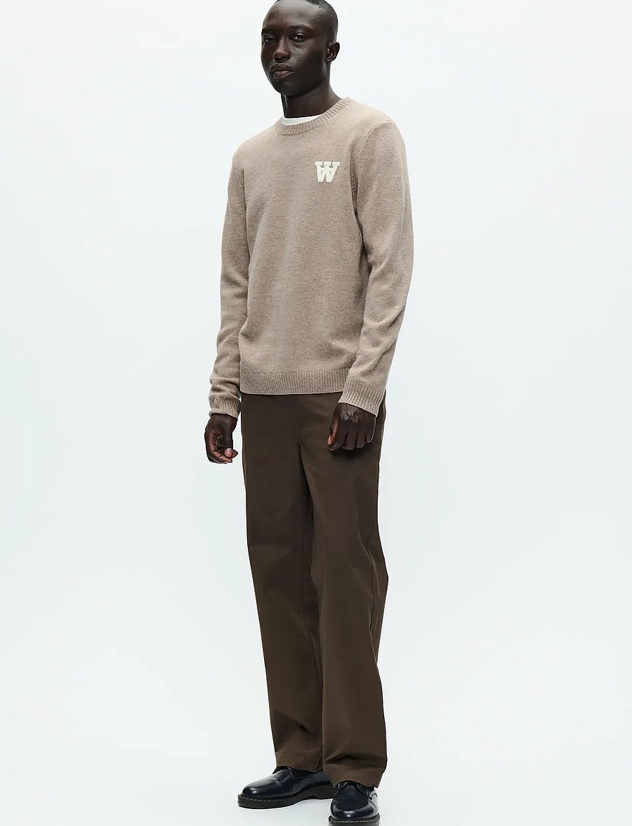 WOOD WOOD - WWTay L - round necks - greige - 2