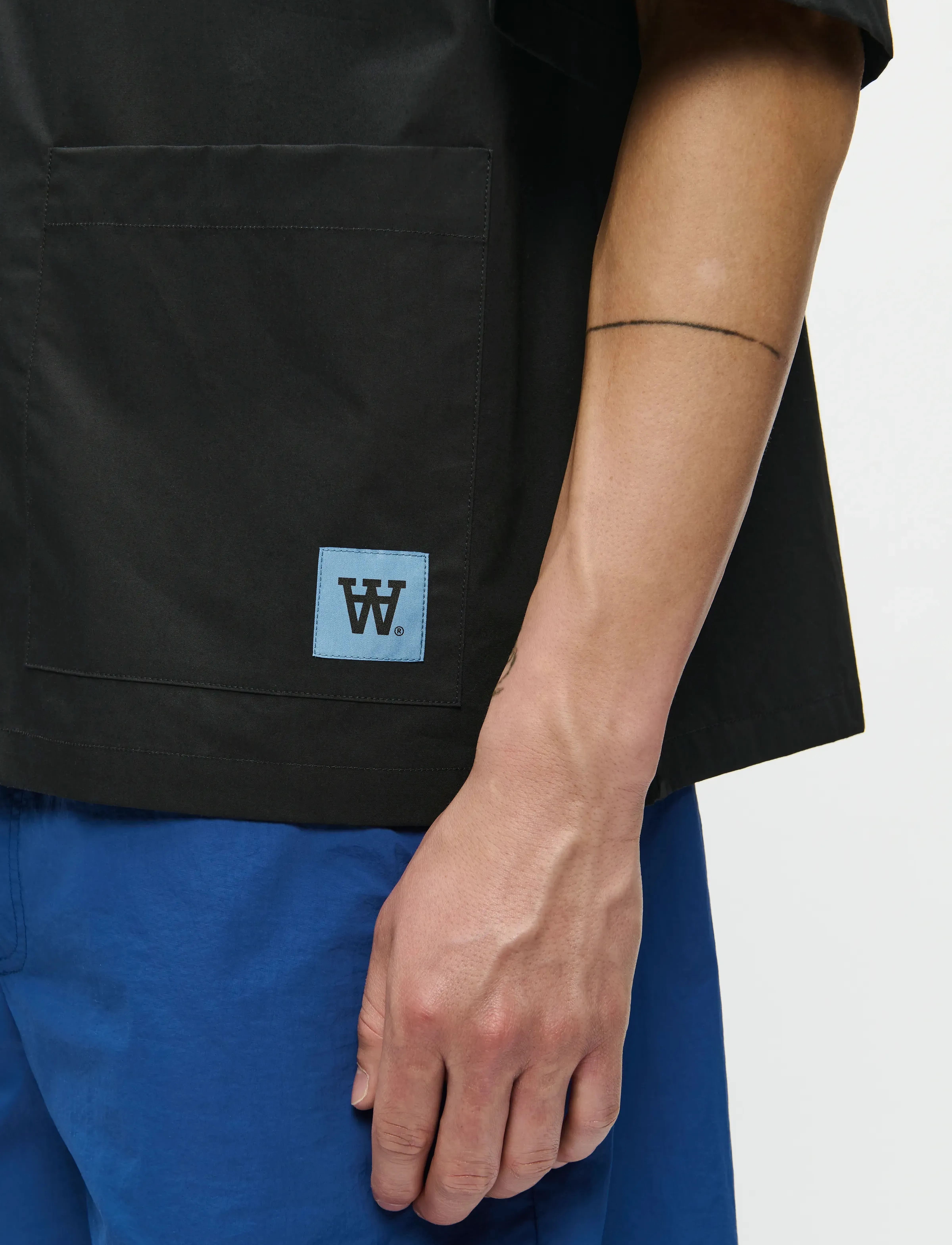 WOOD WOOD - WWmumphry - stutterma skyrtur - black - 4