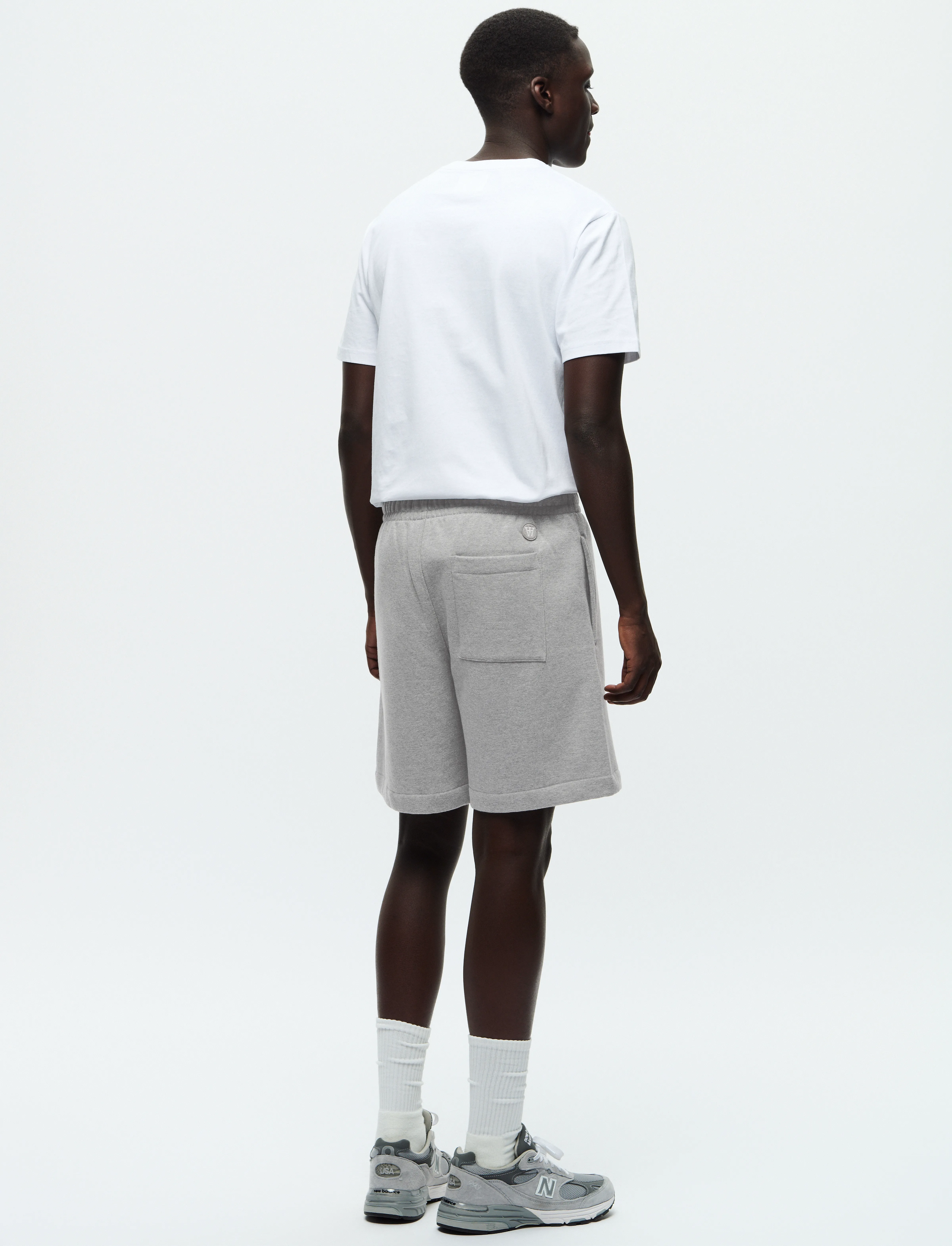 WOOD WOOD - WWryker Short - feriefavoritter - light melange grey - 3