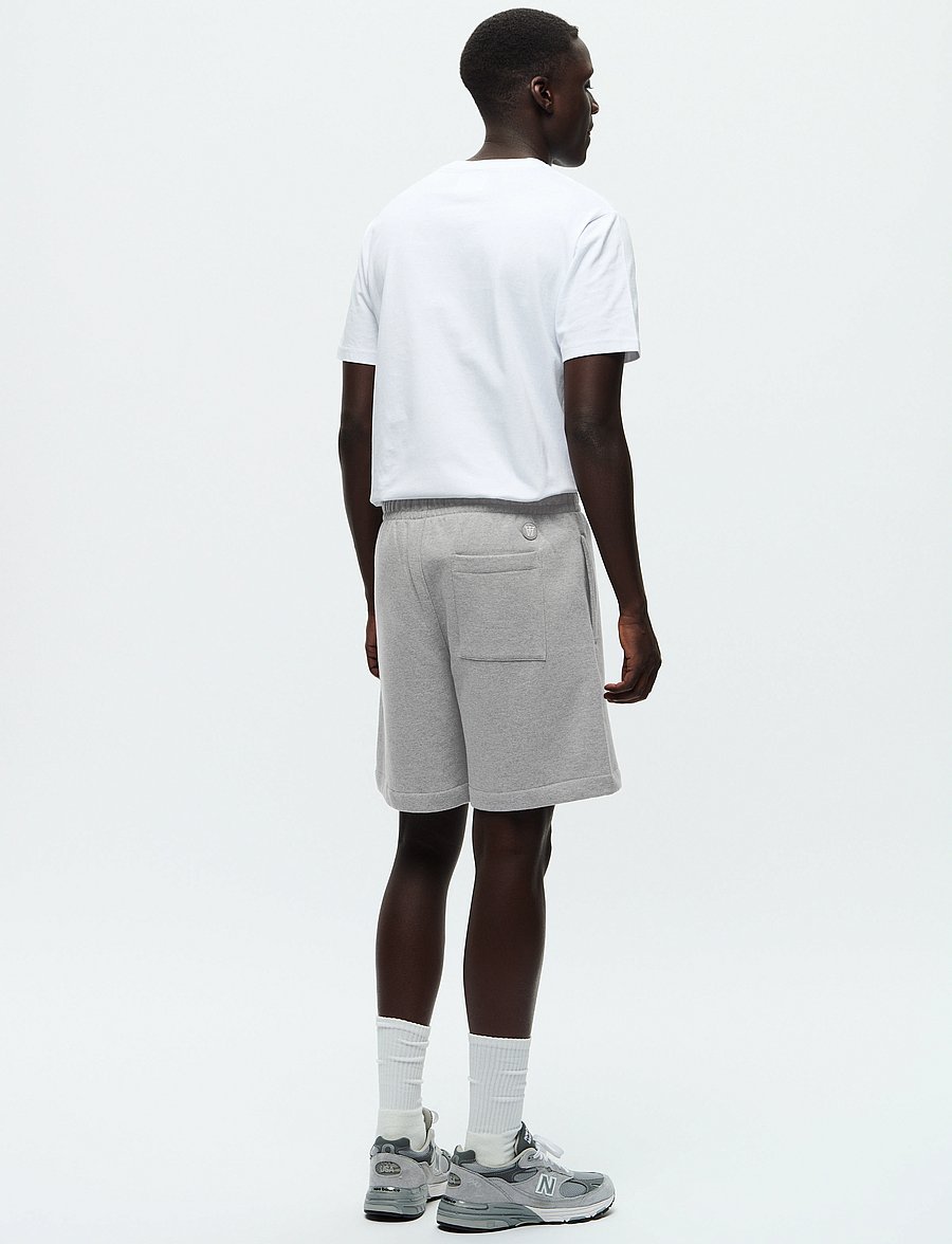 WOOD WOOD - WWryker Short - lühikesed dressipüksid - light melange grey - 3