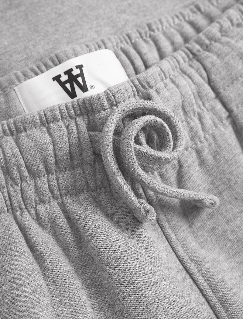 WOOD WOOD - WWryker Short - sweat shorts - light melange grey - 5
