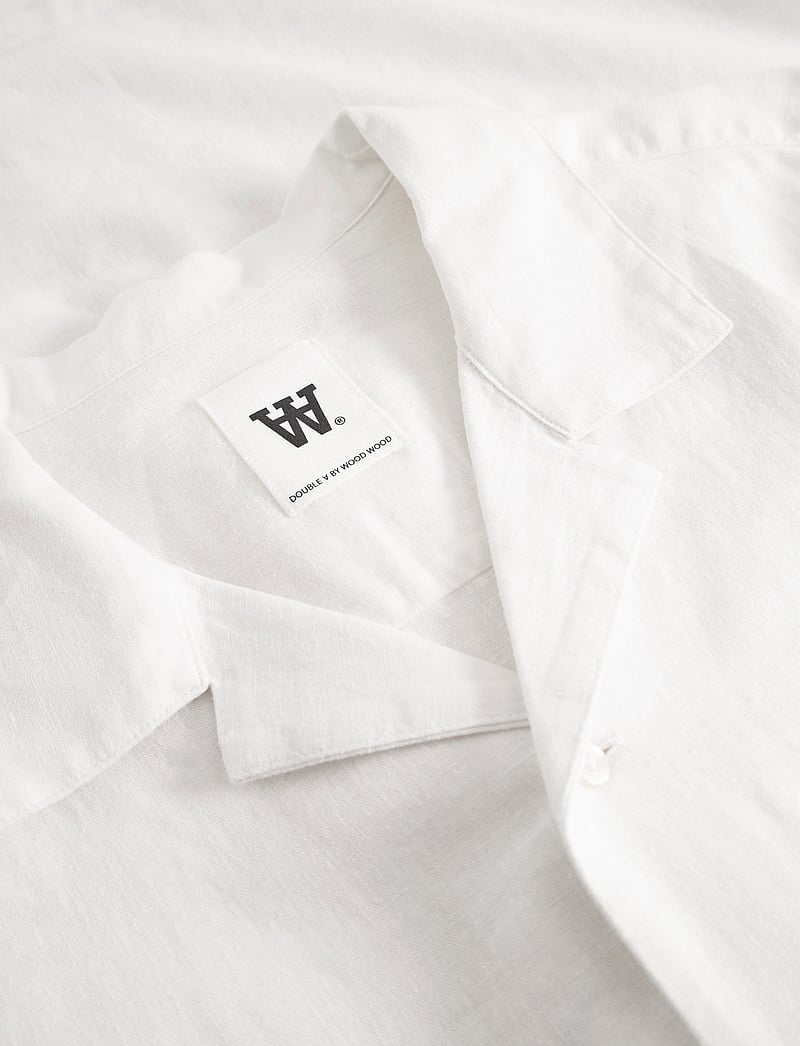 WOOD WOOD - WWaaron Resort - hørskjorter - brilliant white - 5
