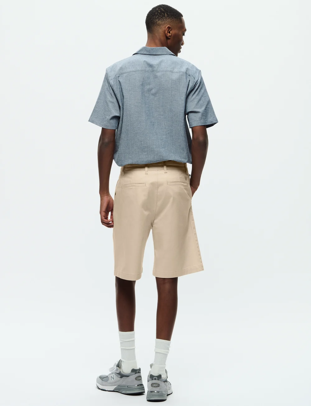 WOOD WOOD - WWfallon Short - casual shorts - fog - 2