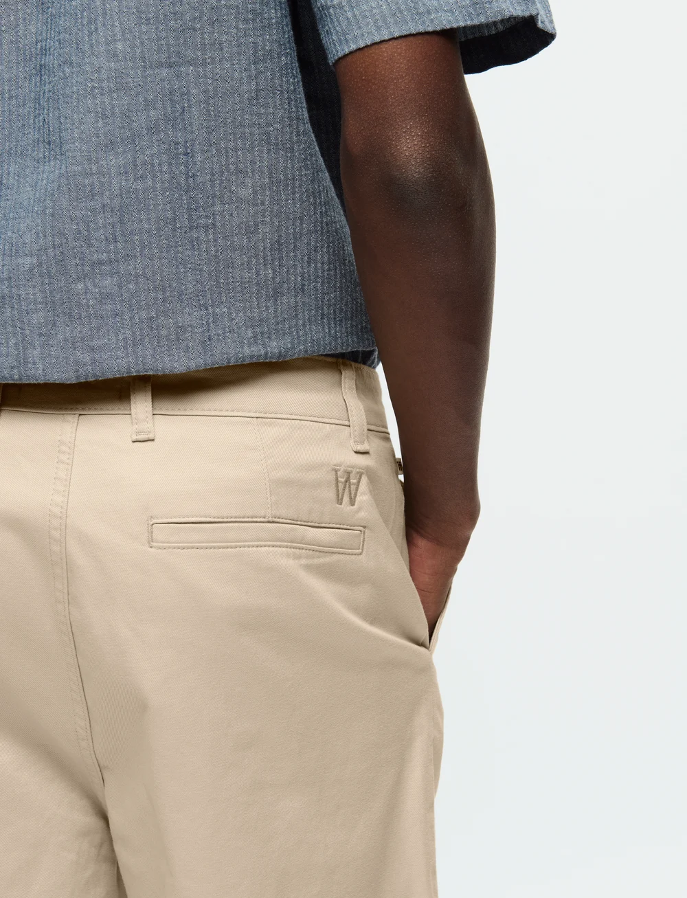 WOOD WOOD - WWfallon Short - casual shorts - fog - 3