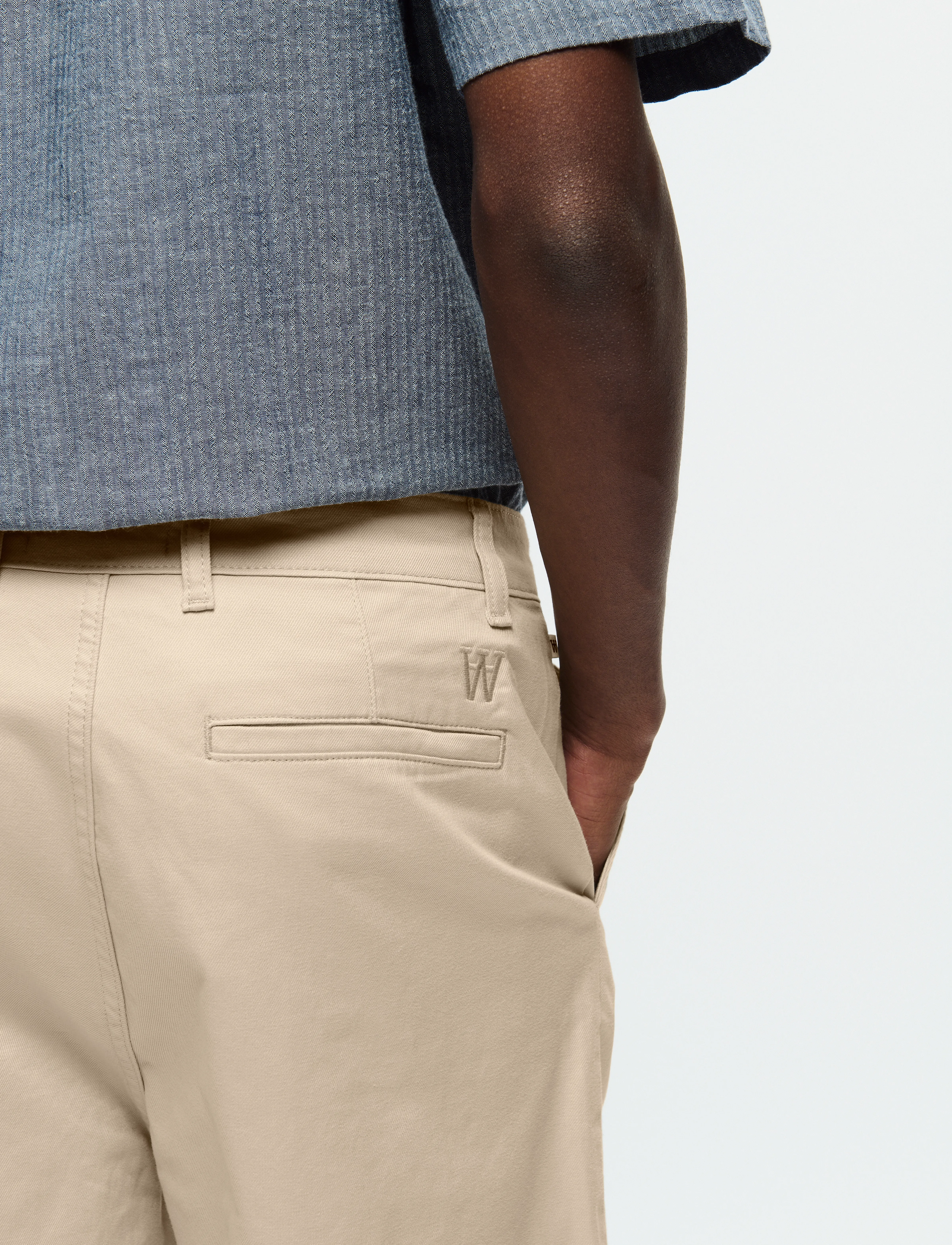 WOOD WOOD - WWfallon Short - casual shorts - fog - 3
