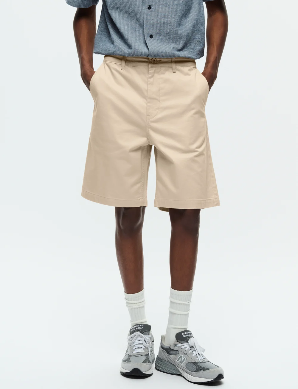 WOOD WOOD - WWfallon Short - casual shorts - fog - 5