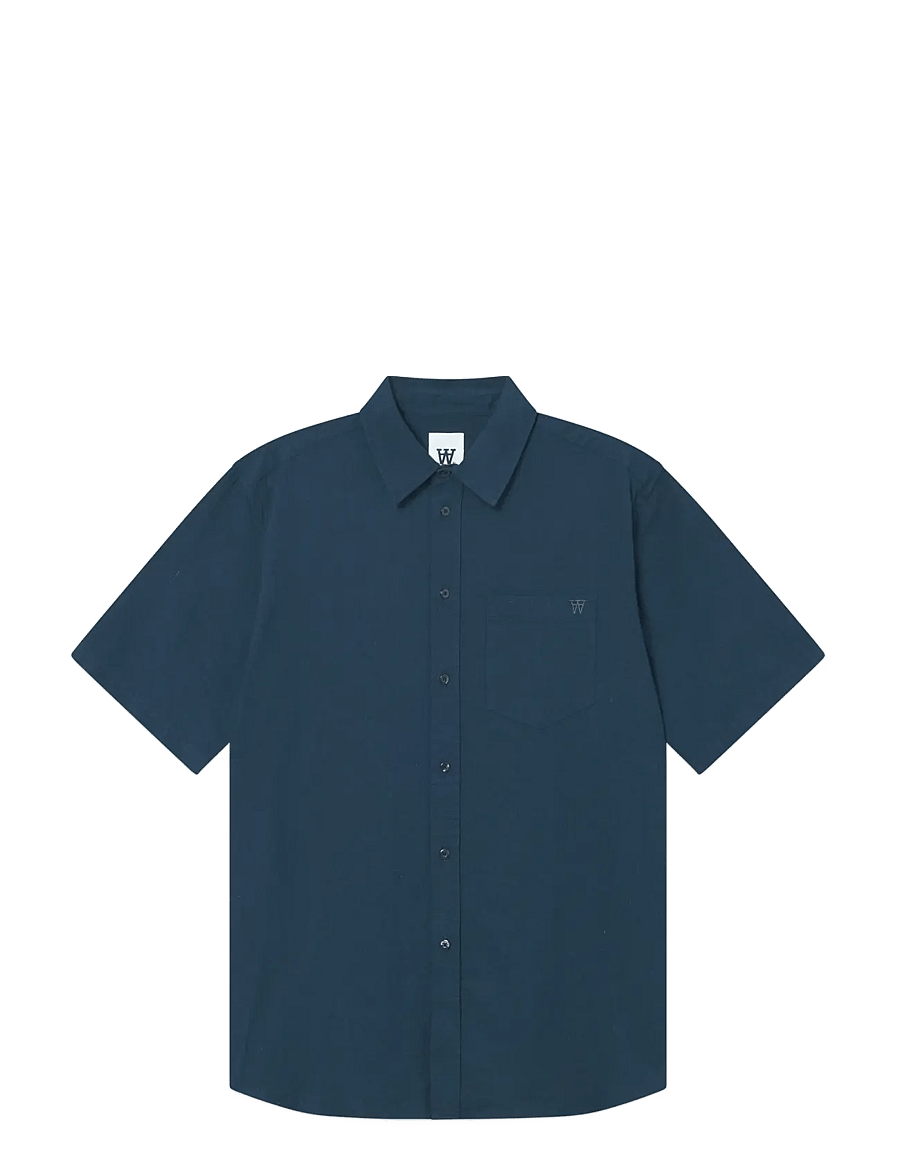 WOOD WOOD - WWaaron SS - hørskjorter - salute - 1