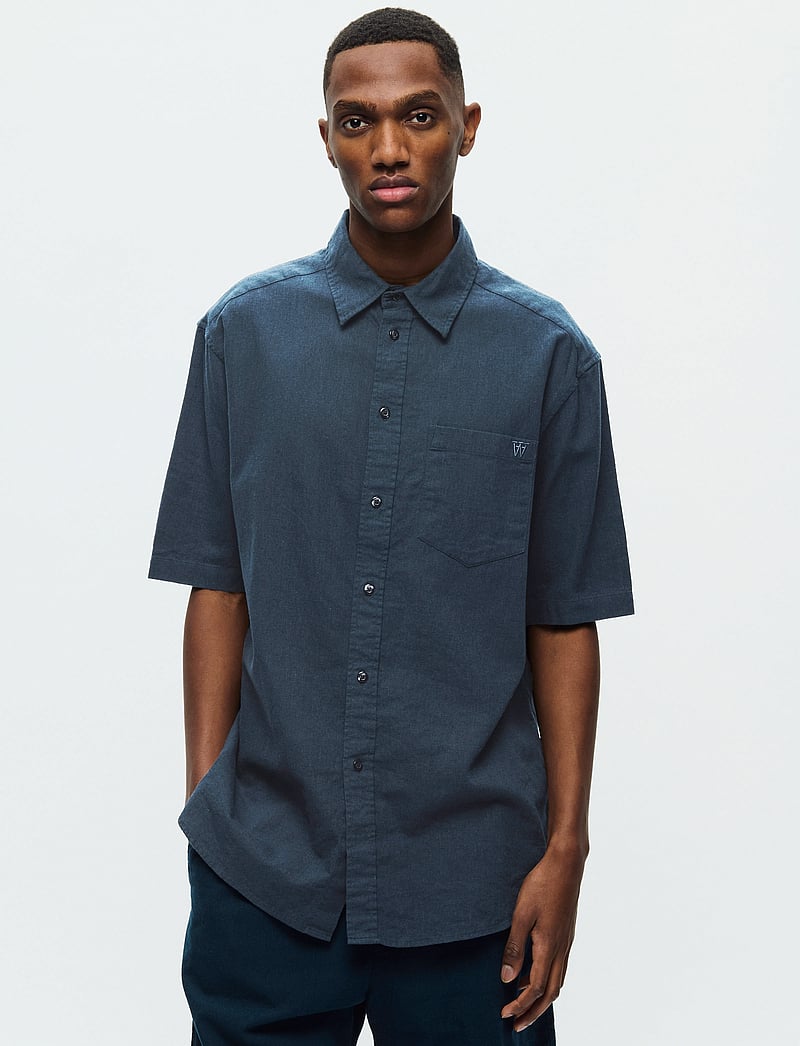 WOOD WOOD - WWaaron SS - pellavakauluspaidat - salute - 0