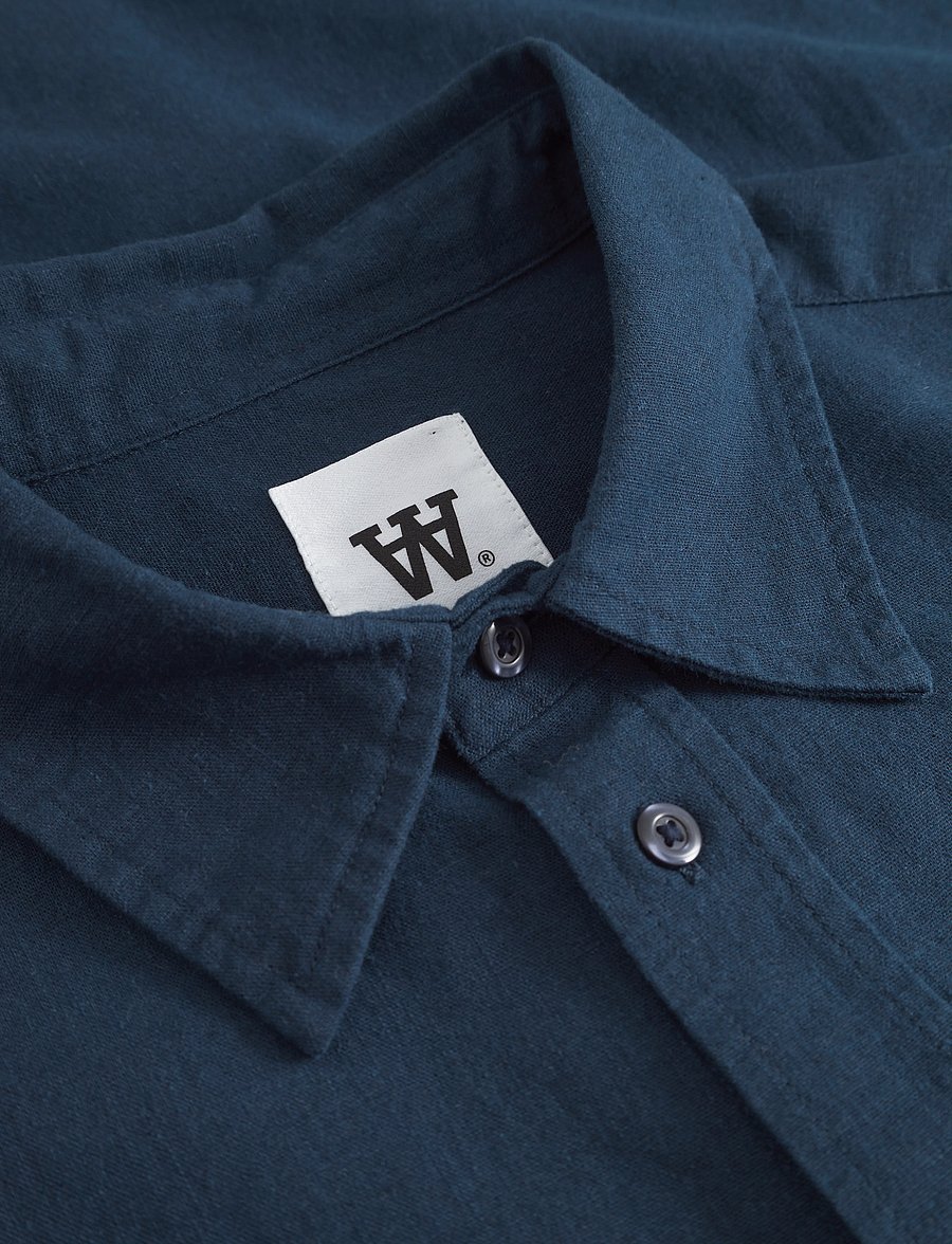 WOOD WOOD - WWaaron SS - hørskjorter - salute - 5