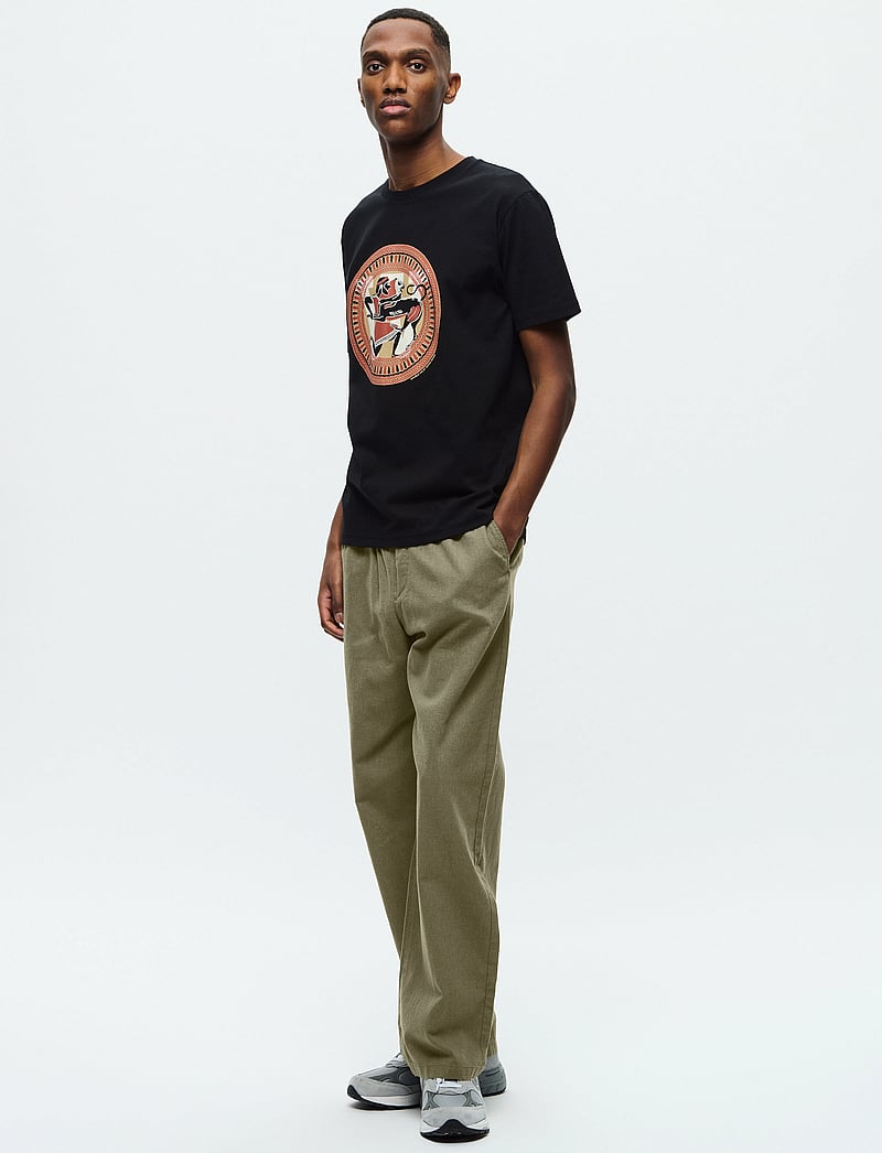 WOOD WOOD - WWenoch Pant - linased püksid - dusty olive - 0