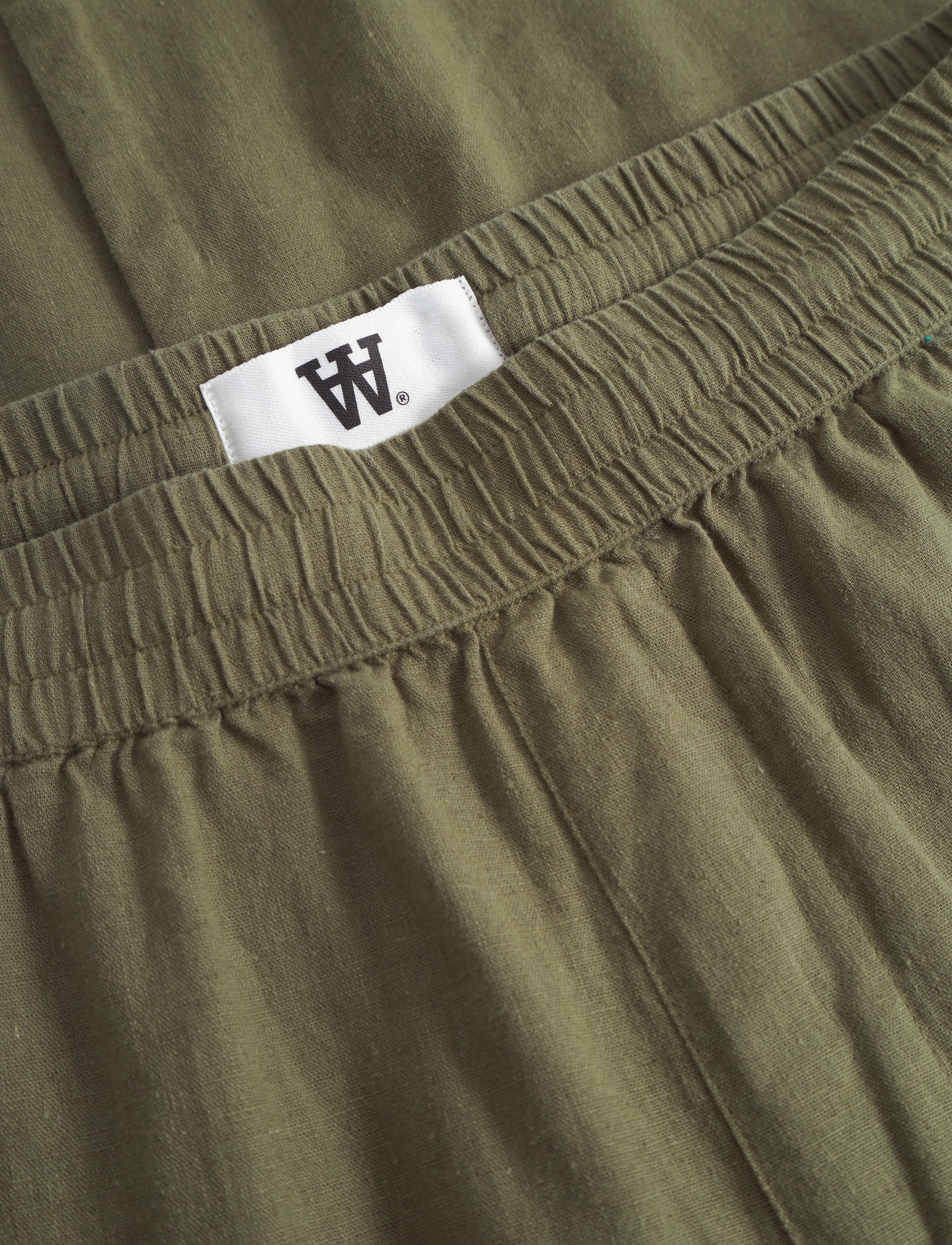 WOOD WOOD - WWenoch Pant - leinenhosen - dusty olive - 3